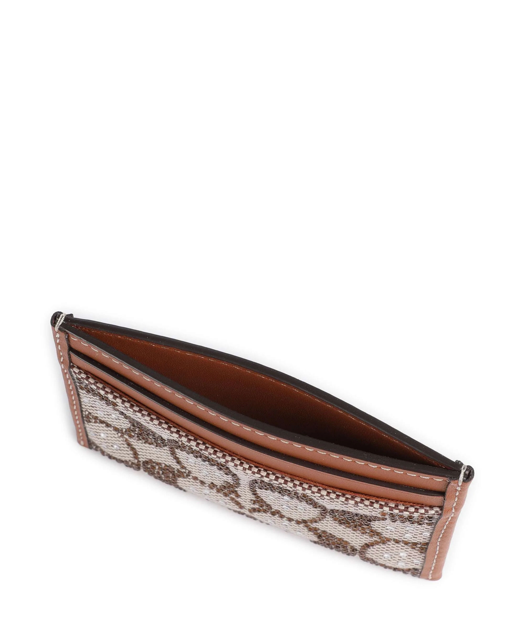 Coach Essential Signature Credit card holder burnished amber - Image 4