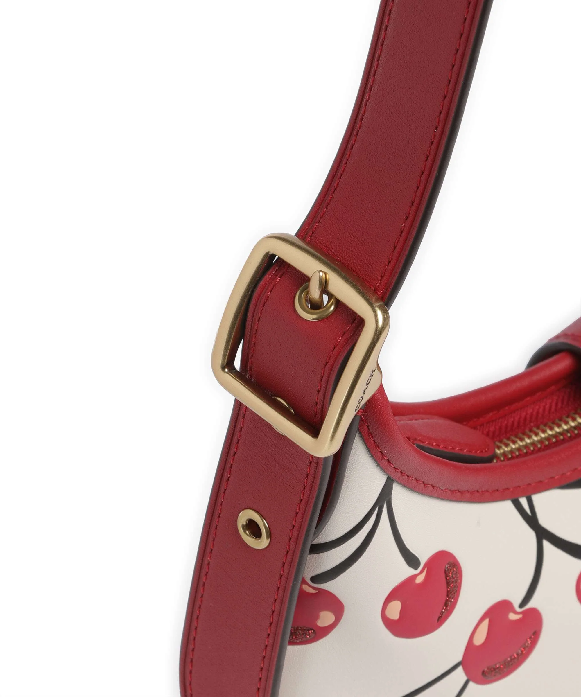 Coach Hamptons Cherry Print Shoulder bag chalk/multicolour - Image 4