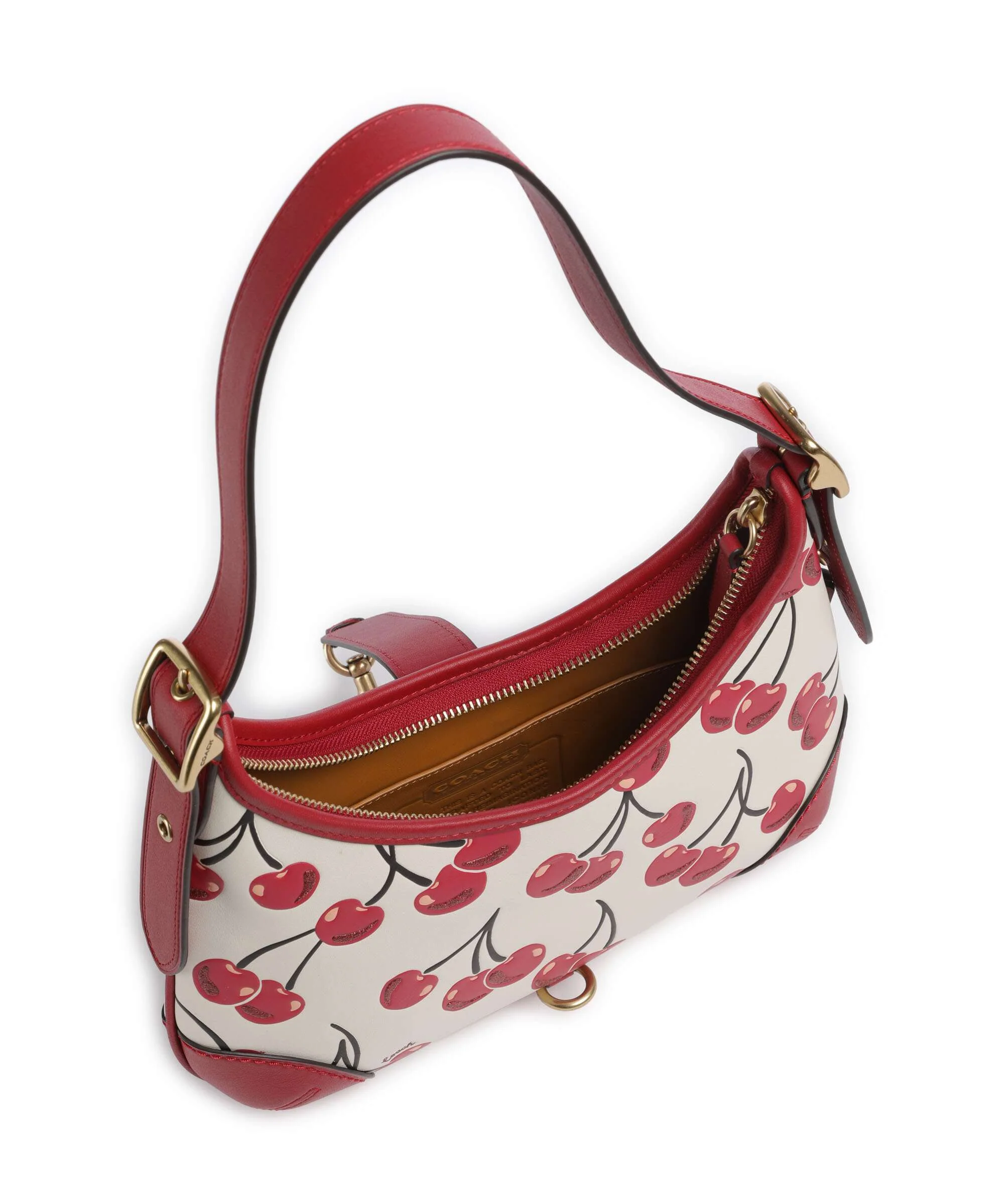 Coach Hamptons Cherry Print Shoulder bag chalk/multicolour - Image 6