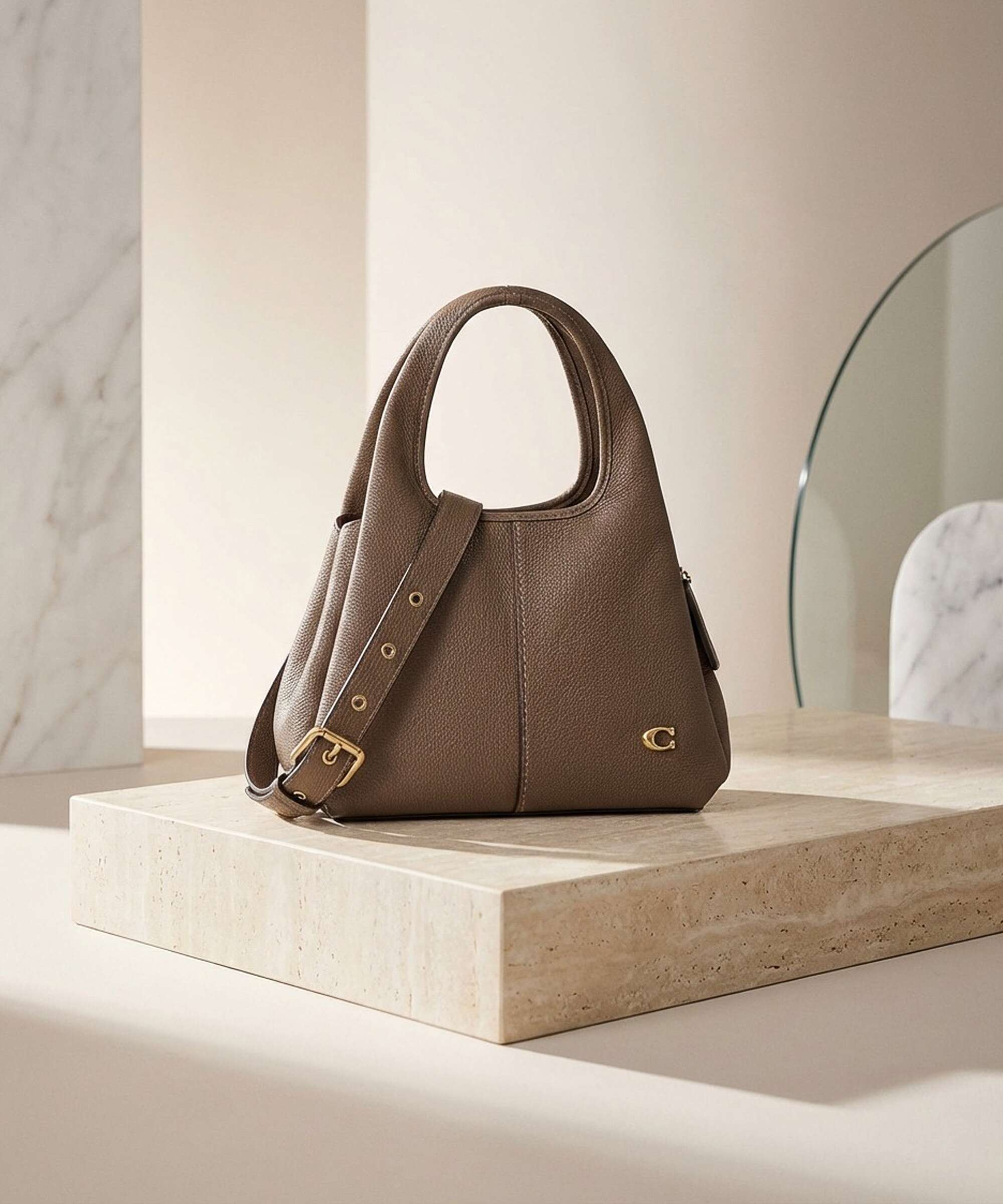 Coach Lana 23 Handbag dark stone - Image 2