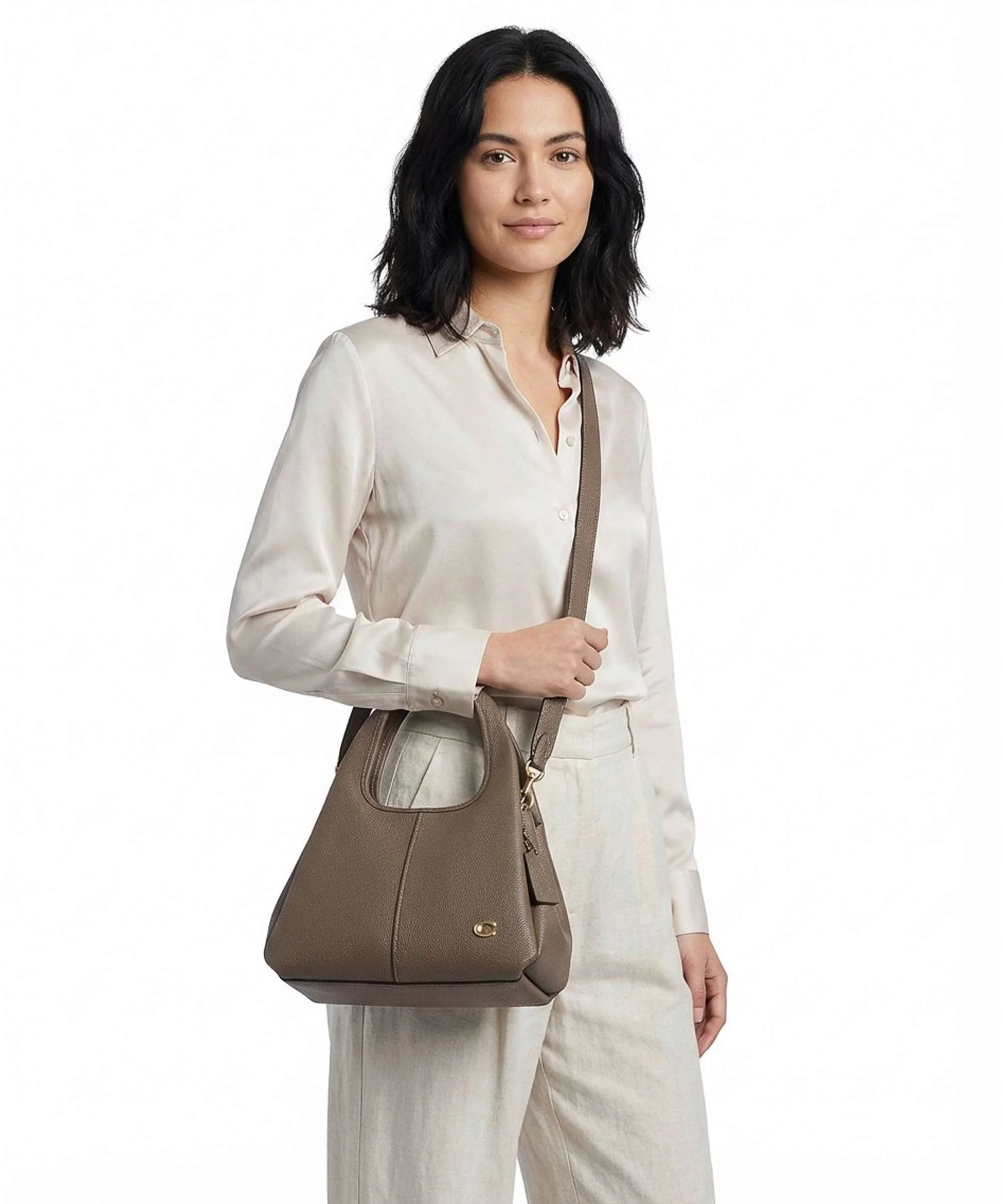 Coach Lana 23 Handbag dark stone - Image 4