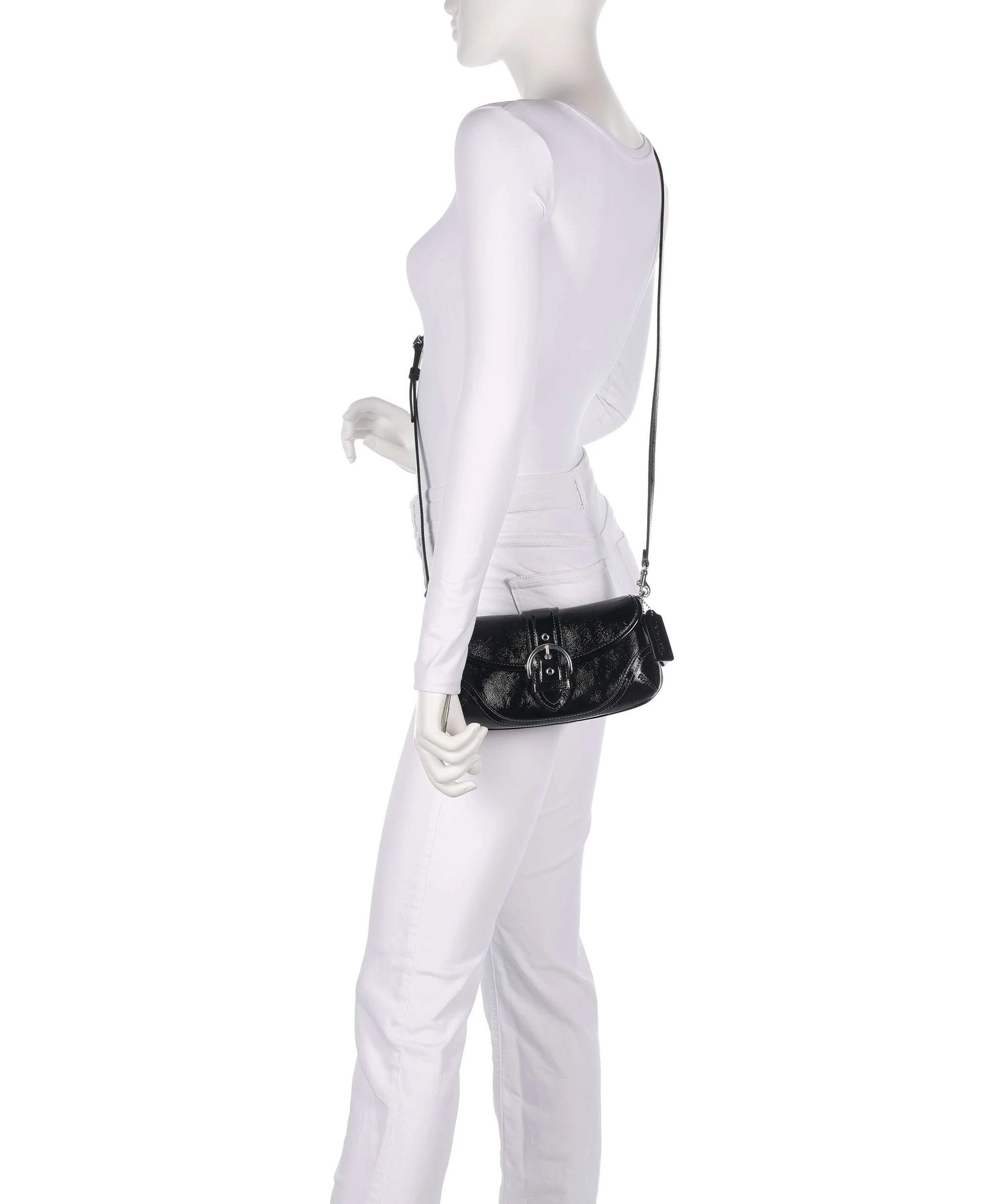 Coach Soho Crinkle Patent 25 Shoulder bag black - Image 4