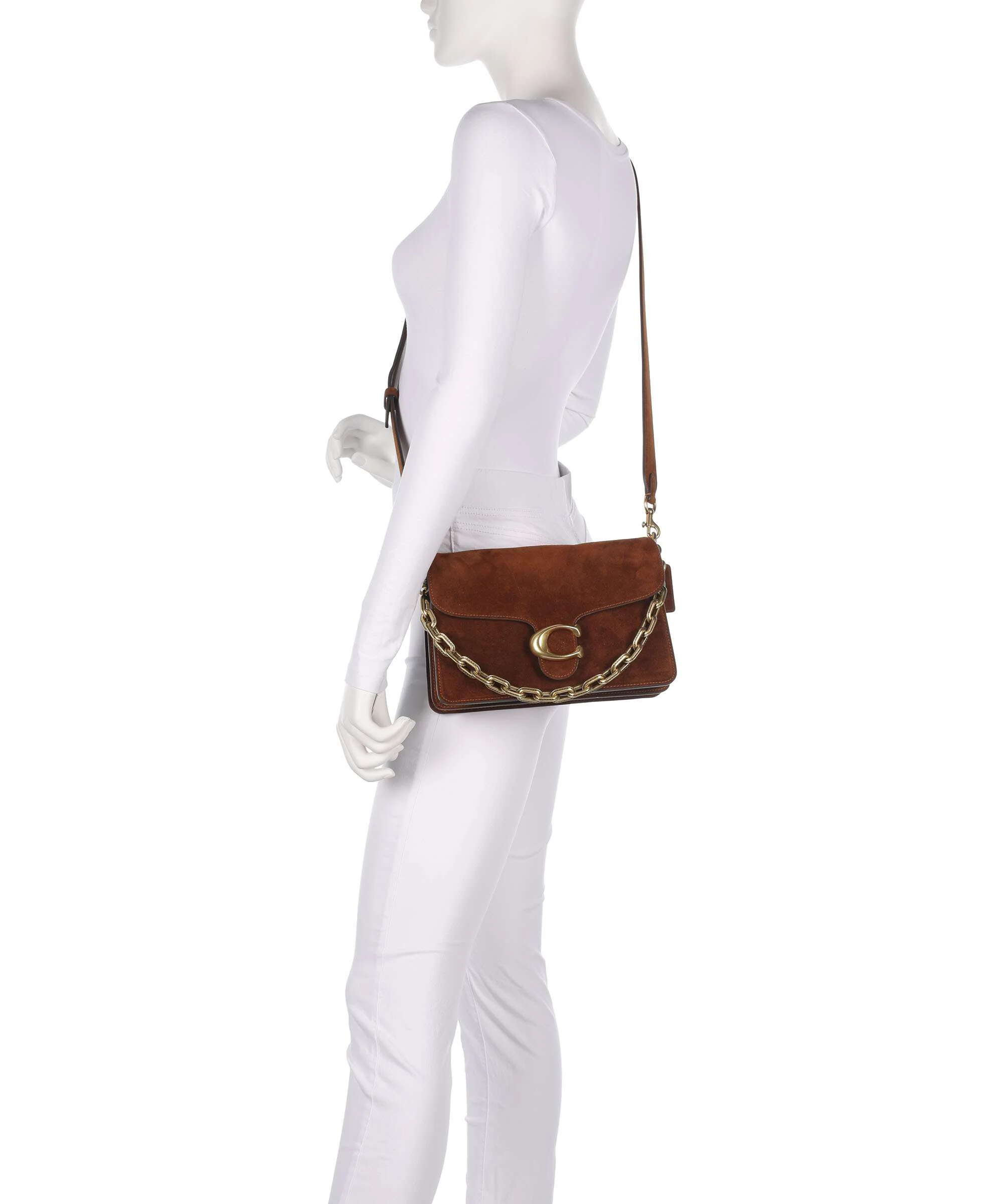 Coach Tabby Chain Shoulder bag warm brown - Image 4