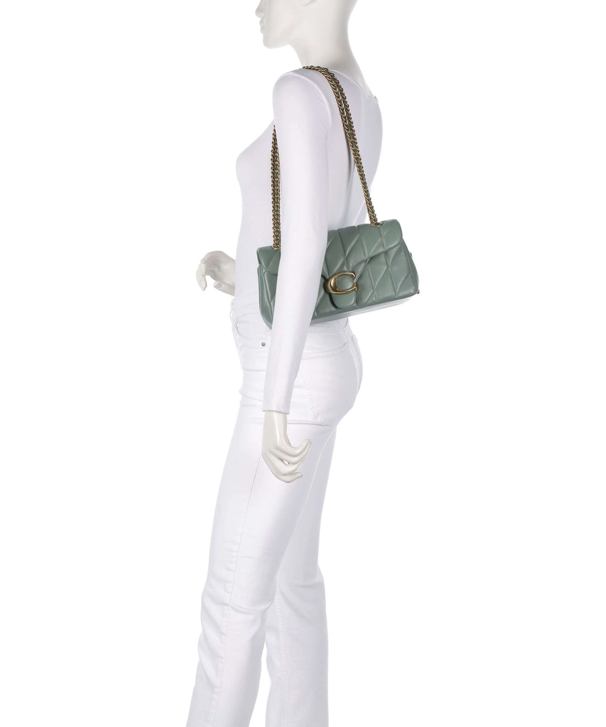 Coach Tabby Quilted 26 Shoulder bag sage - Image 3