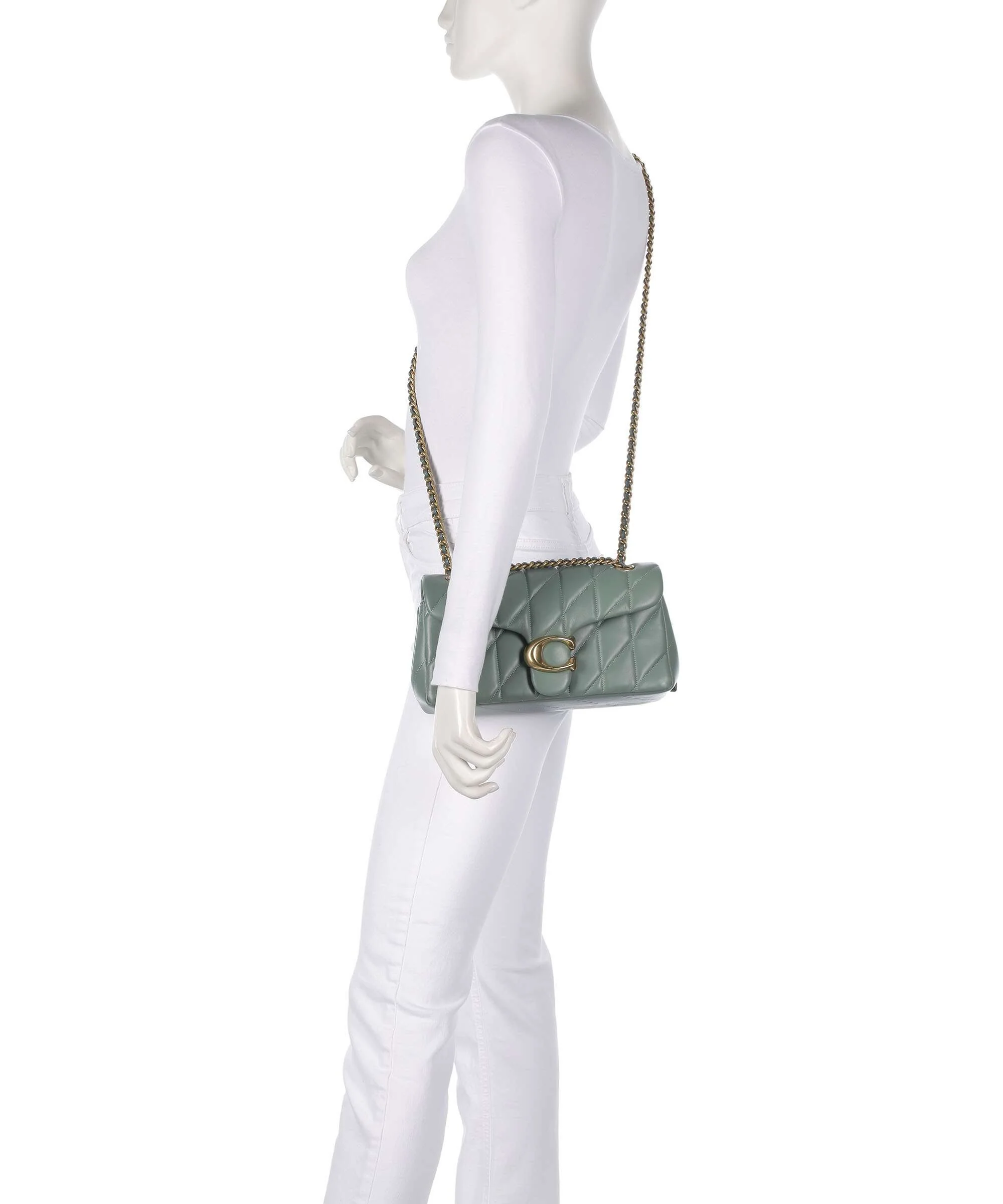 Coach Tabby Quilted 26 Shoulder bag sage - Image 4