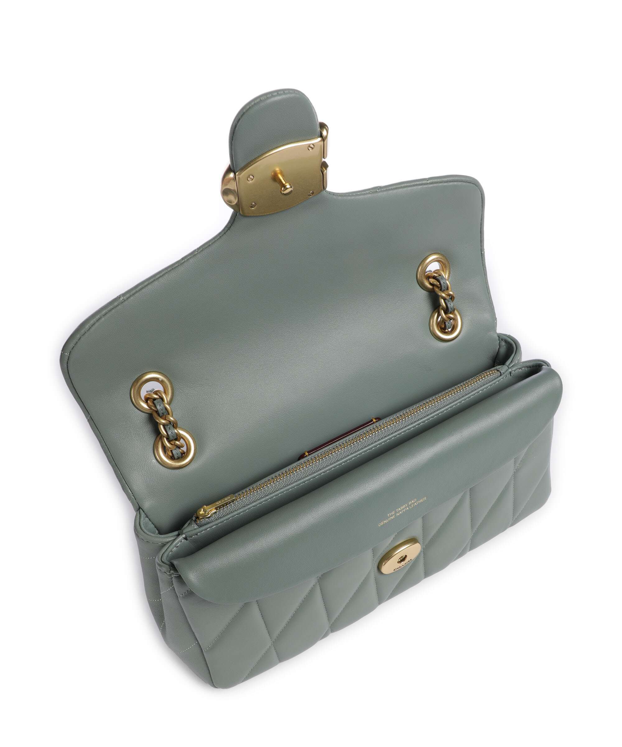 Coach Tabby Quilted 26 Shoulder bag sage - Image 7