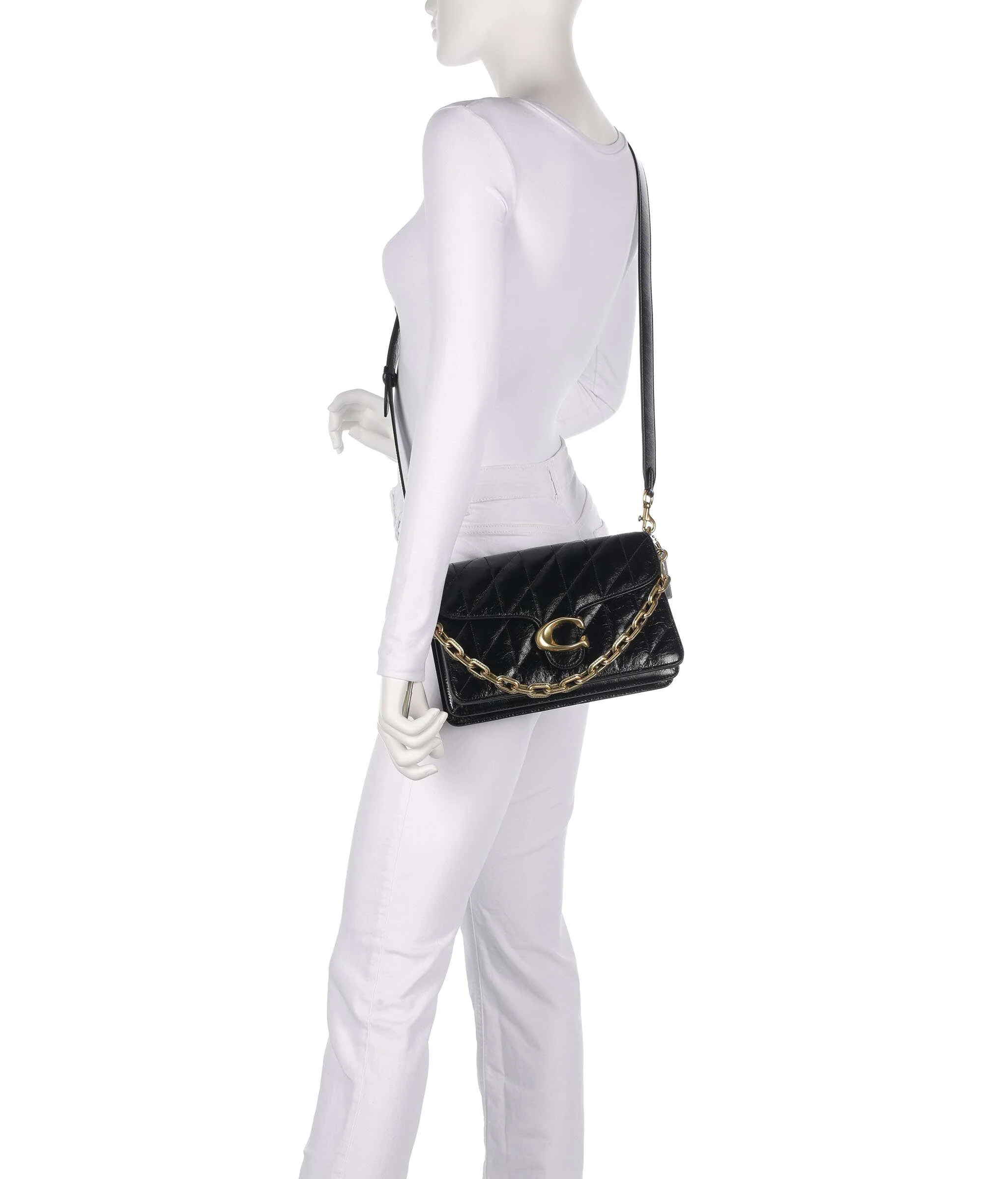 Coach Tabby Quilted Glazed Shoulder bag black - Image 4