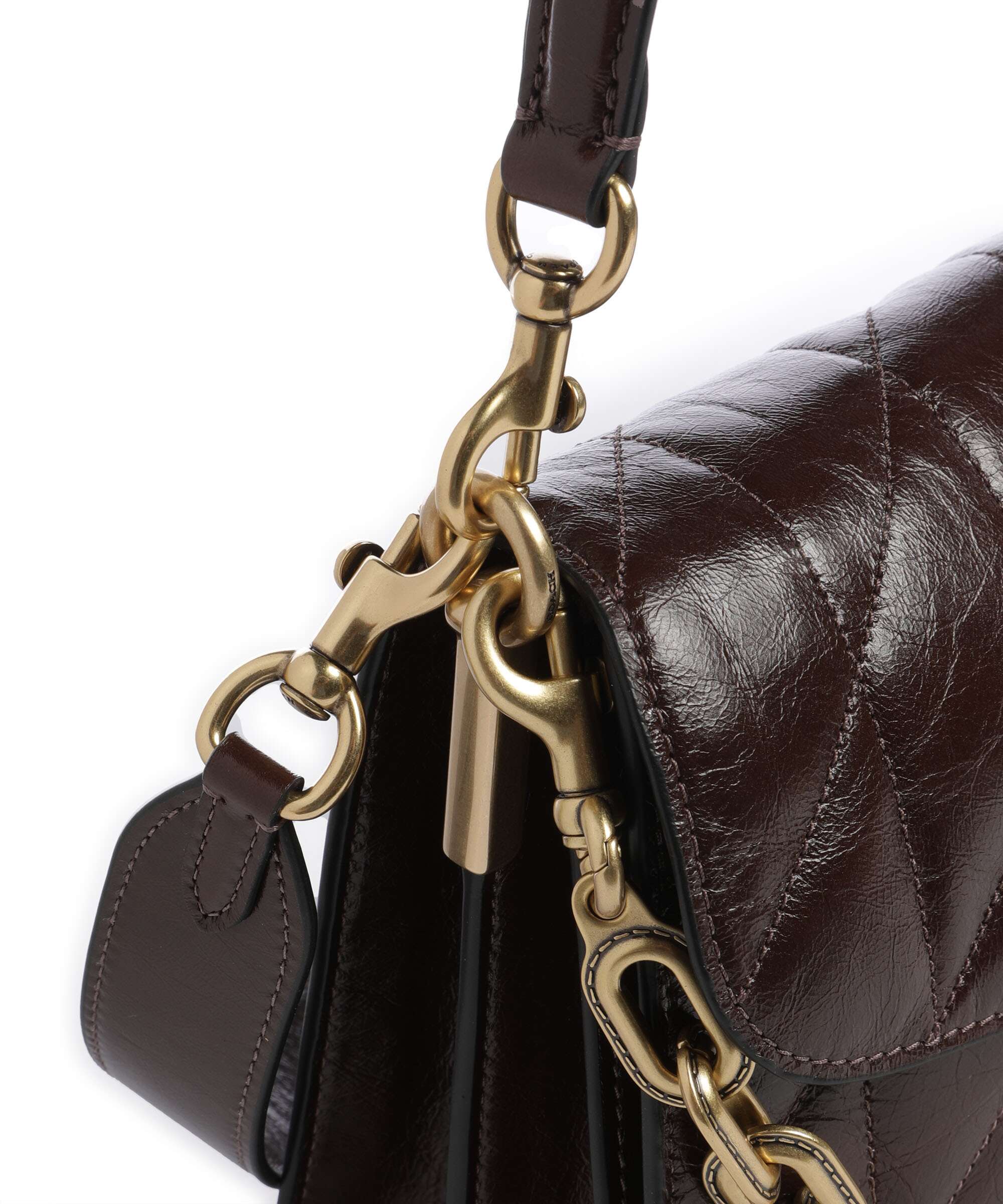 Coach Tabby Quilted Glazed Shoulder bag maple - Image 5
