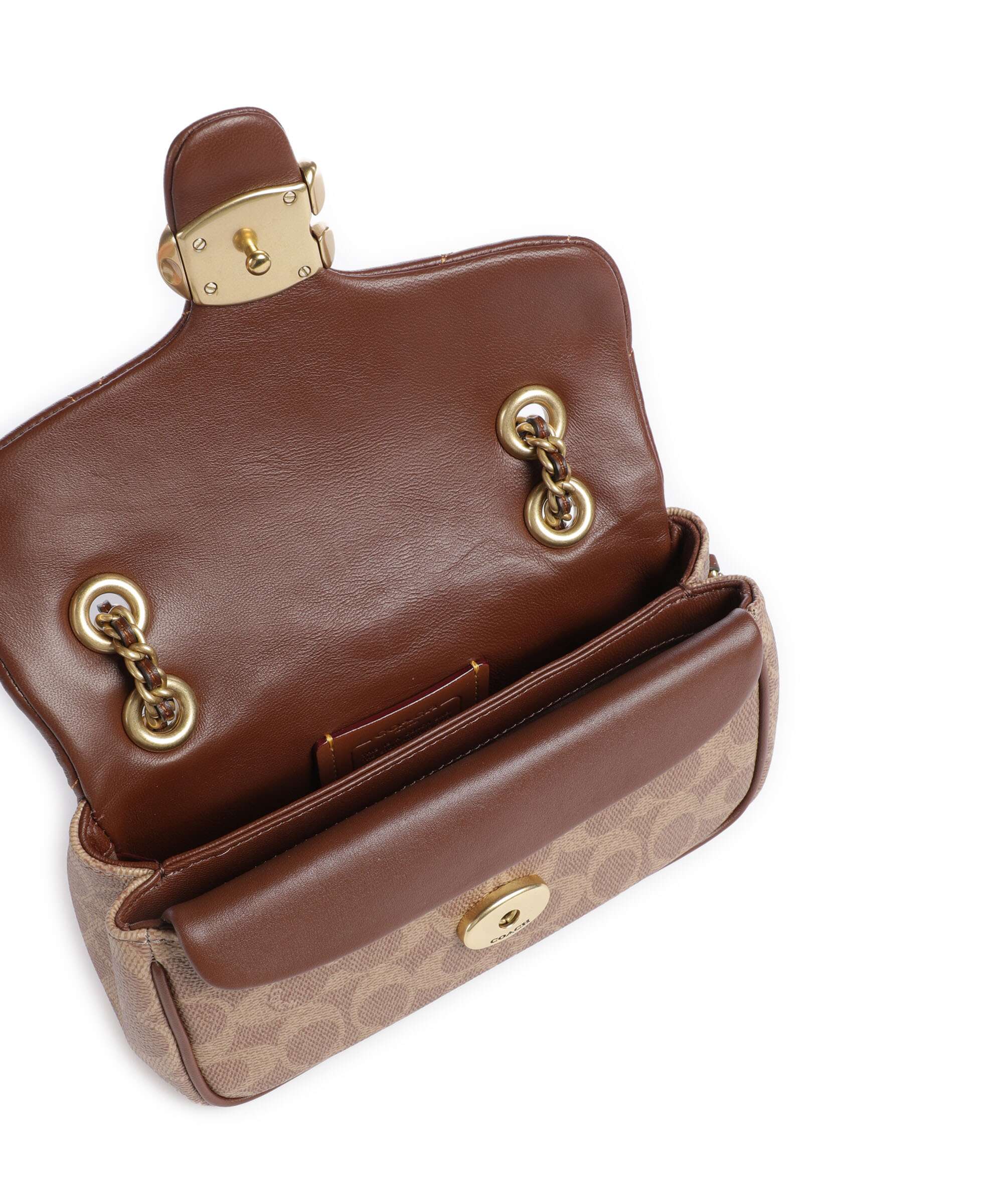 Coach Tabby Signature 20 Shoulder bag tan brown - Image 7
