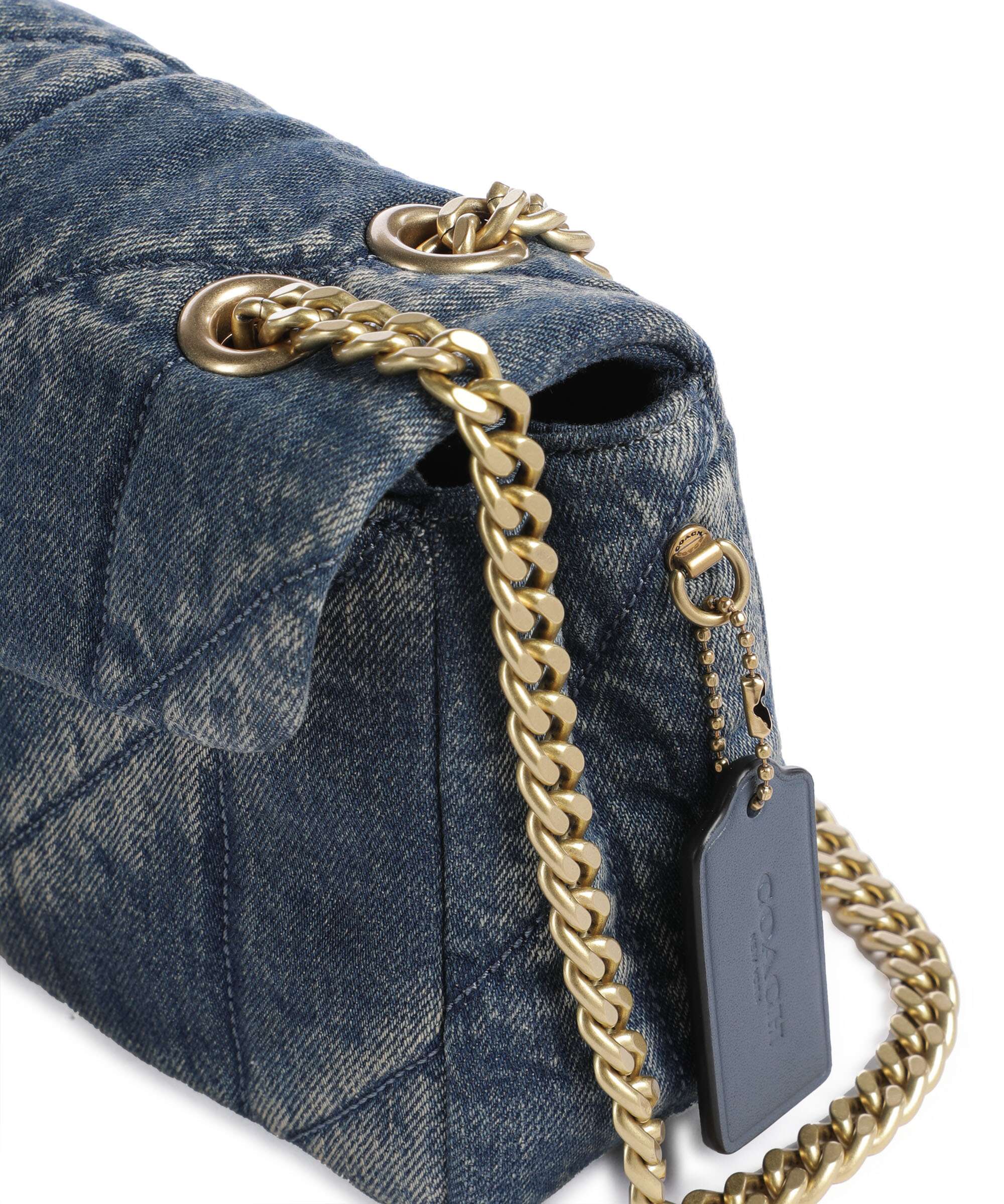 Coach Tabby Soft Quilted Loved Denim 26 Shoulder bag dark indigo - Image 5
