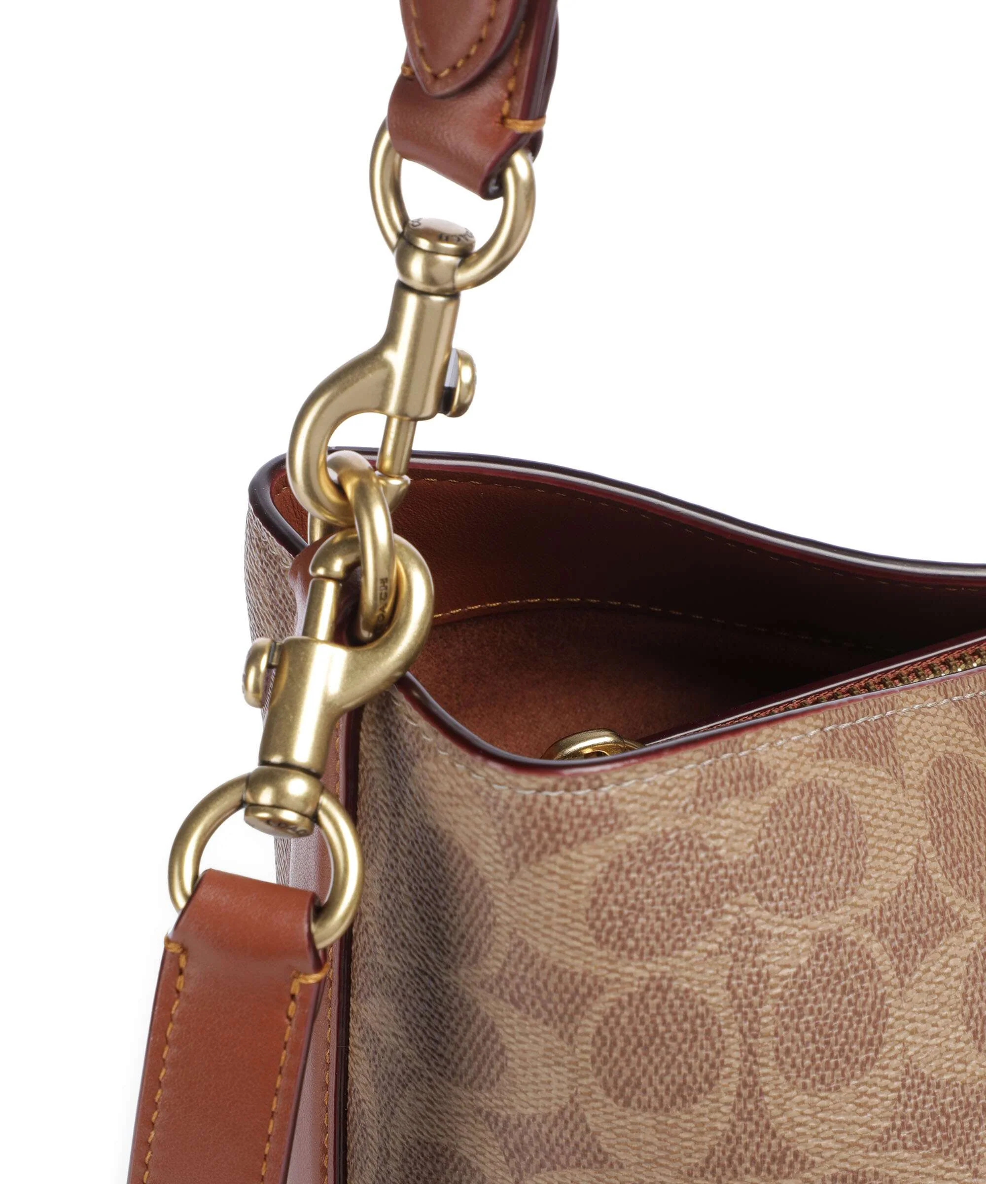 Coach Willow Signature Hobo bag tan caramel - Image 4