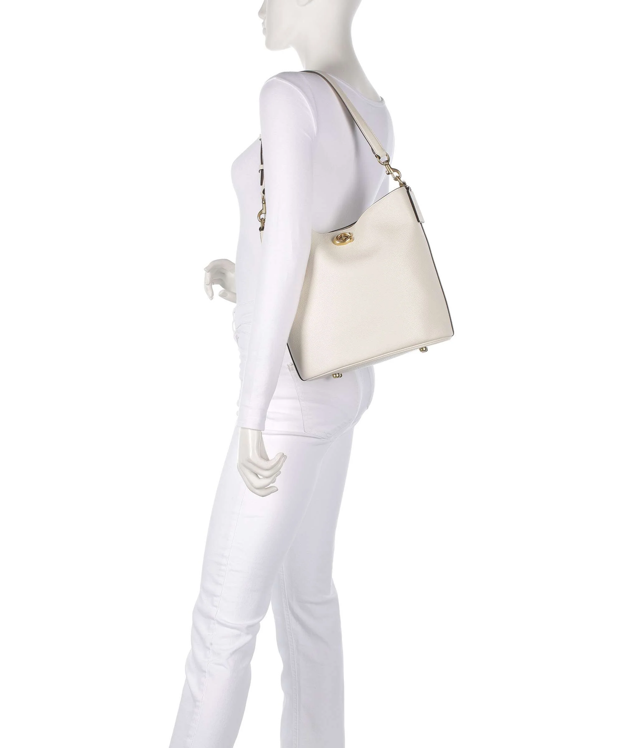 Coach Willow Soft Hobo bag chalk - Image 3