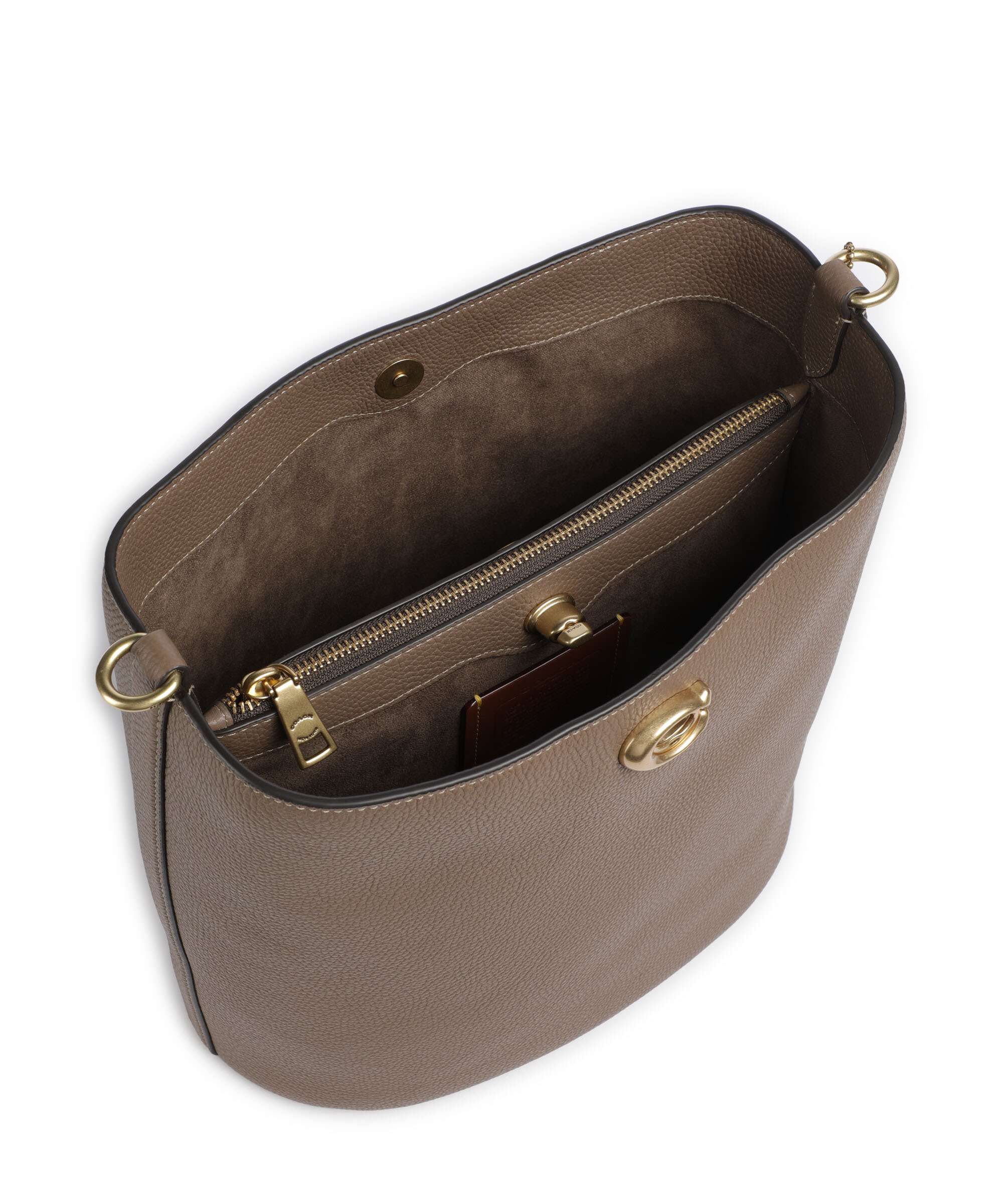 Coach Willow Soft Hobo bag dark stone - Image 6