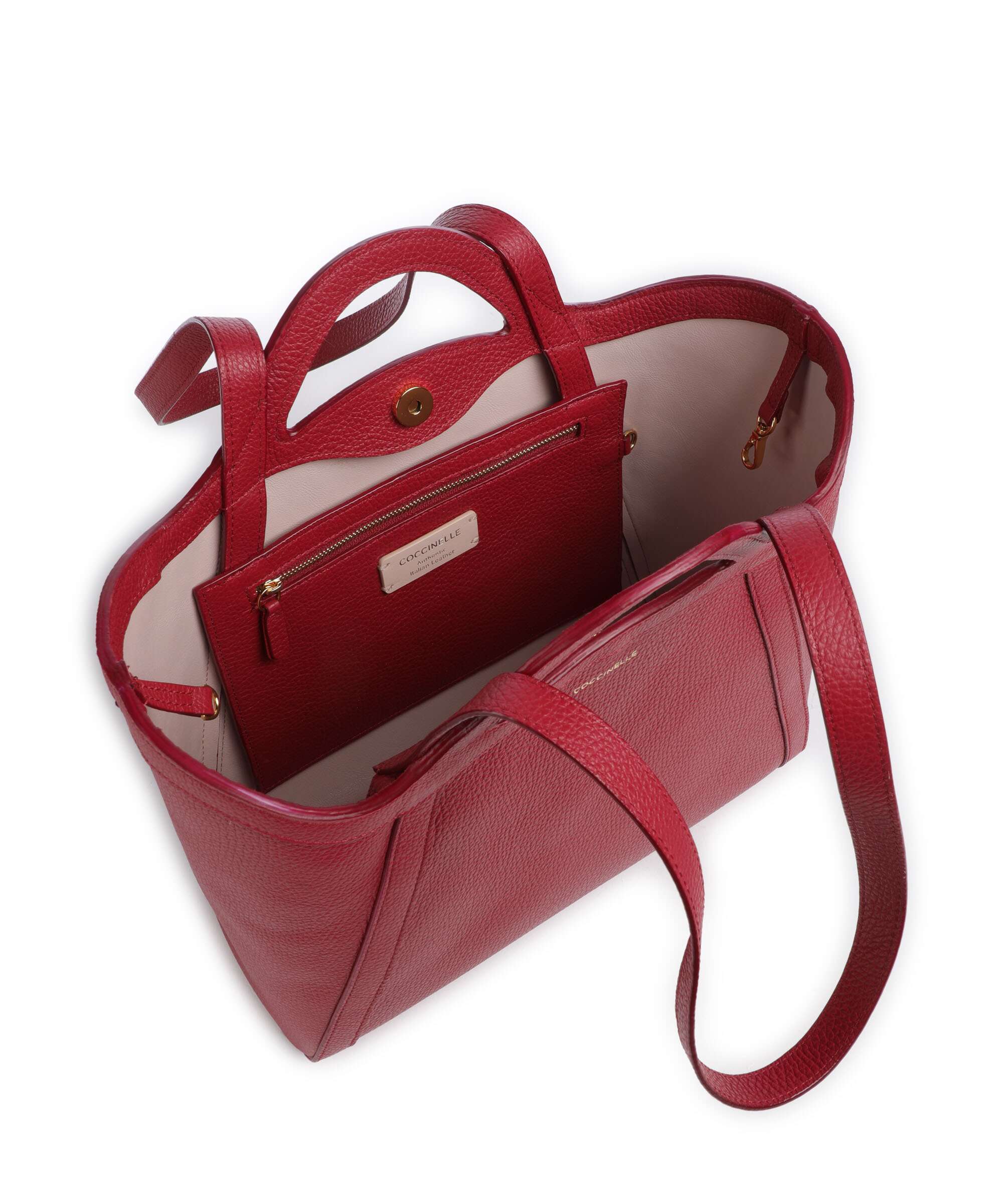 Coccinelle Amalia Tote bag sangria - Image 6