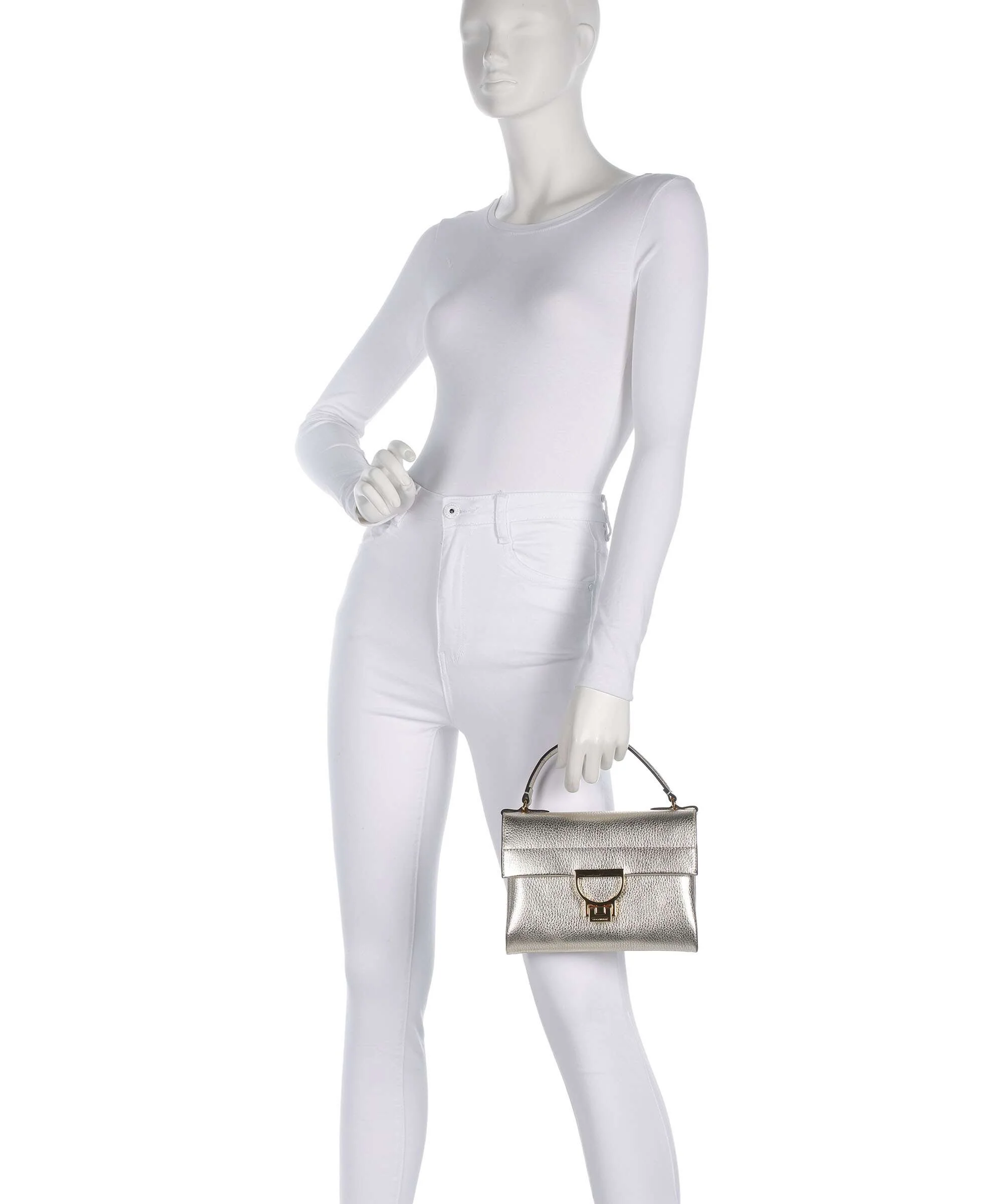 Coccinelle Arlettis Handbag pale gold - Image 3