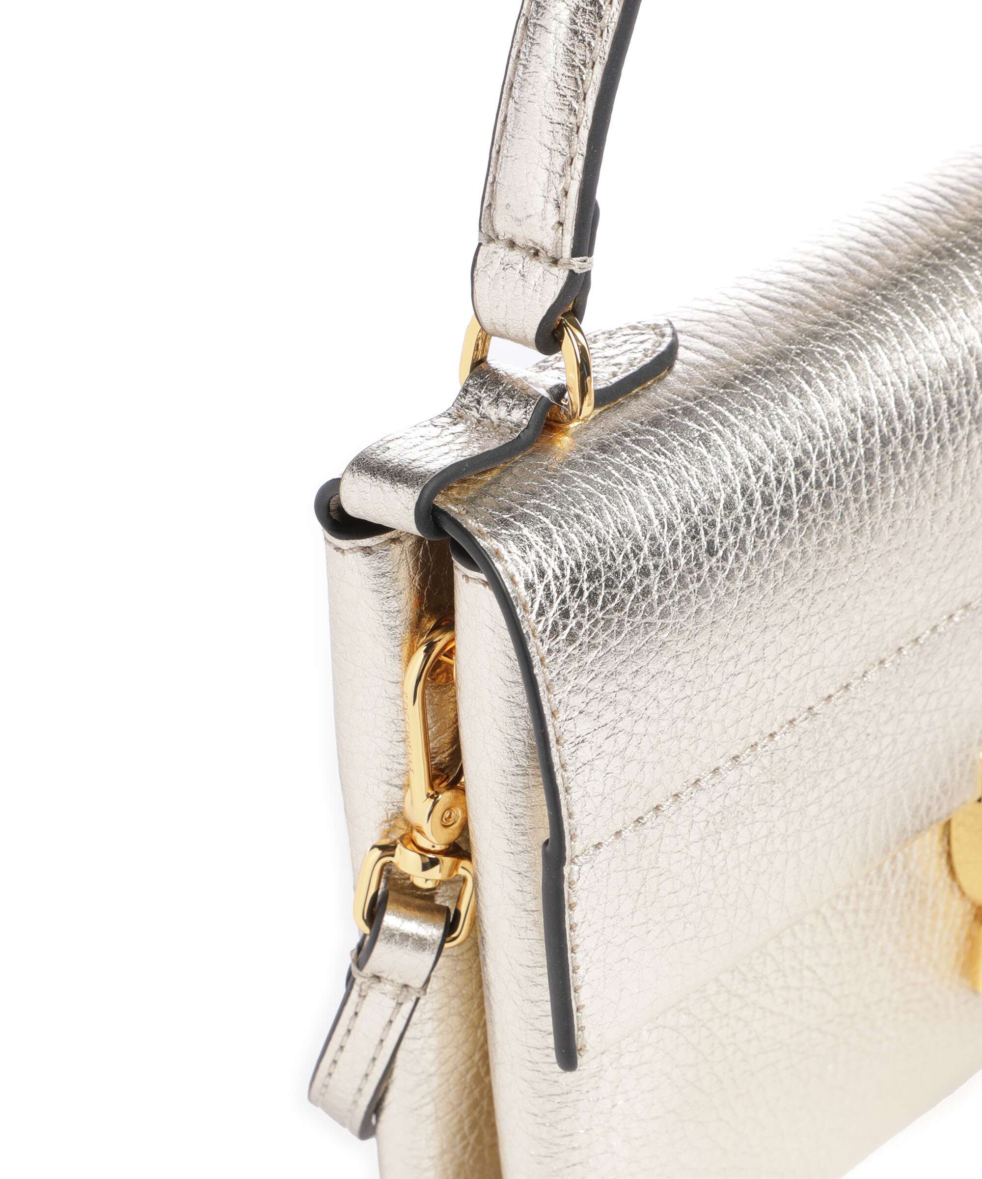 Coccinelle Arlettis Handbag pale gold - Image 4