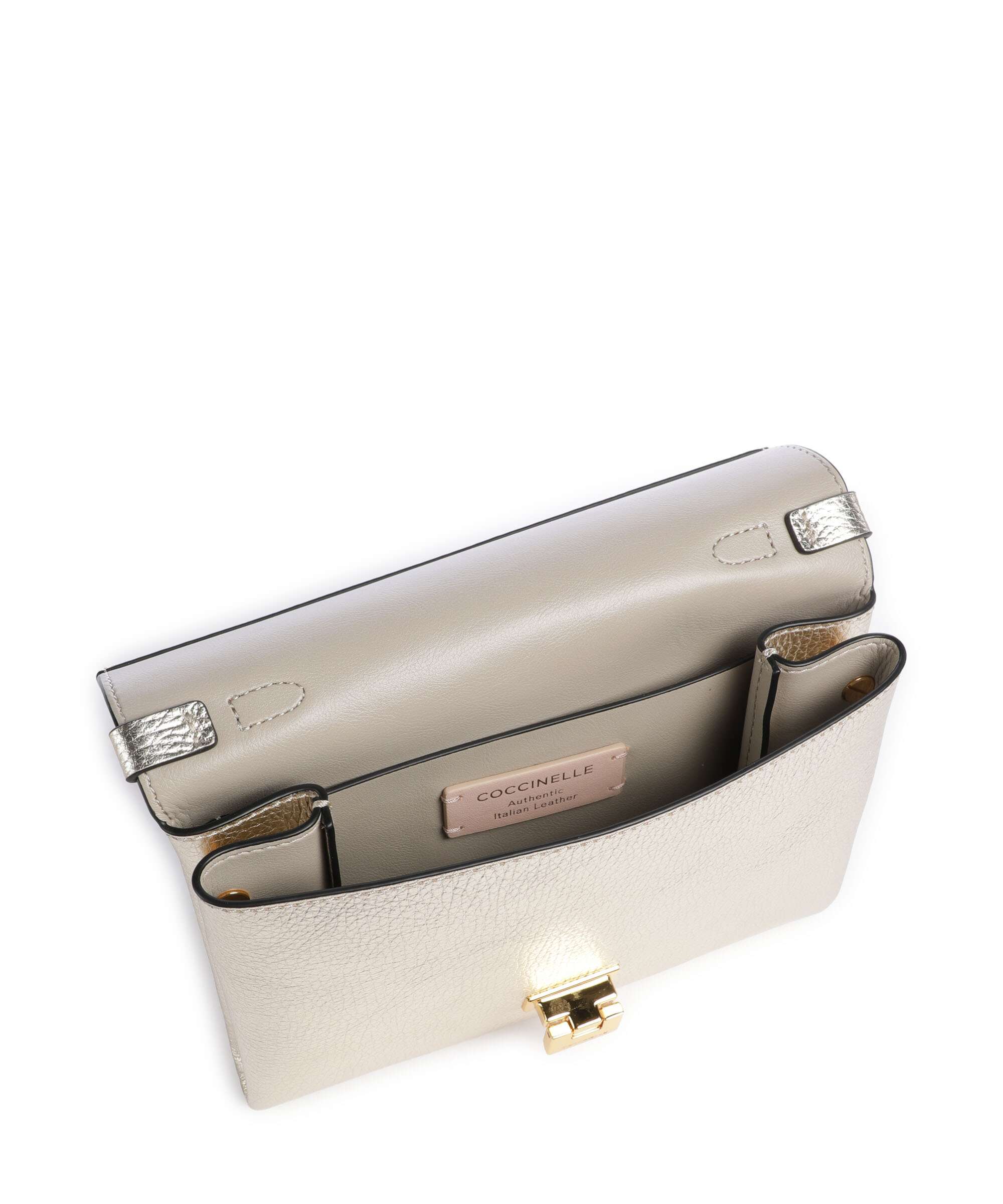 Coccinelle Arlettis Handbag pale gold - Image 6