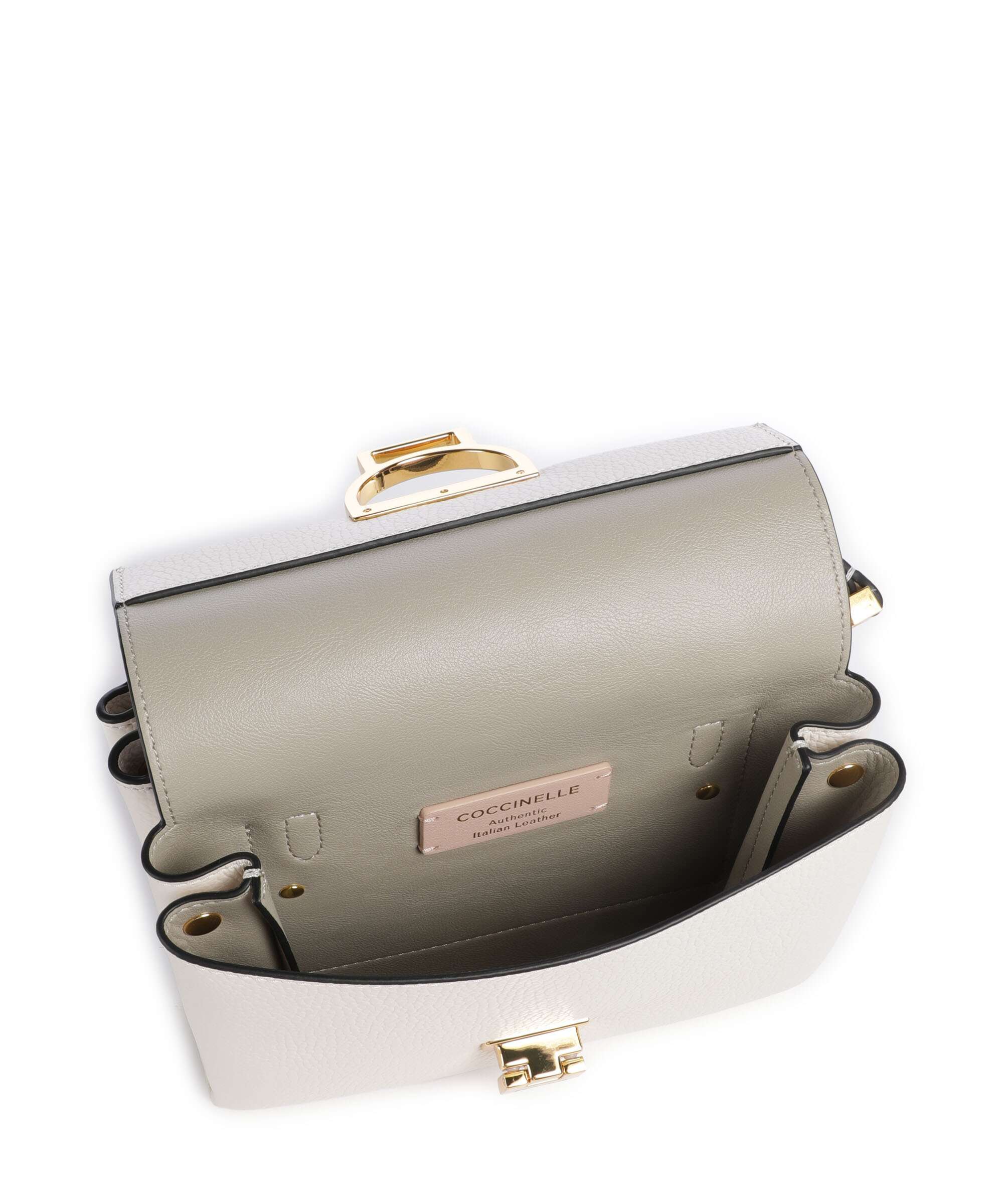 Coccinelle Arlettis Signature Crossbody bag blanco - Image 6