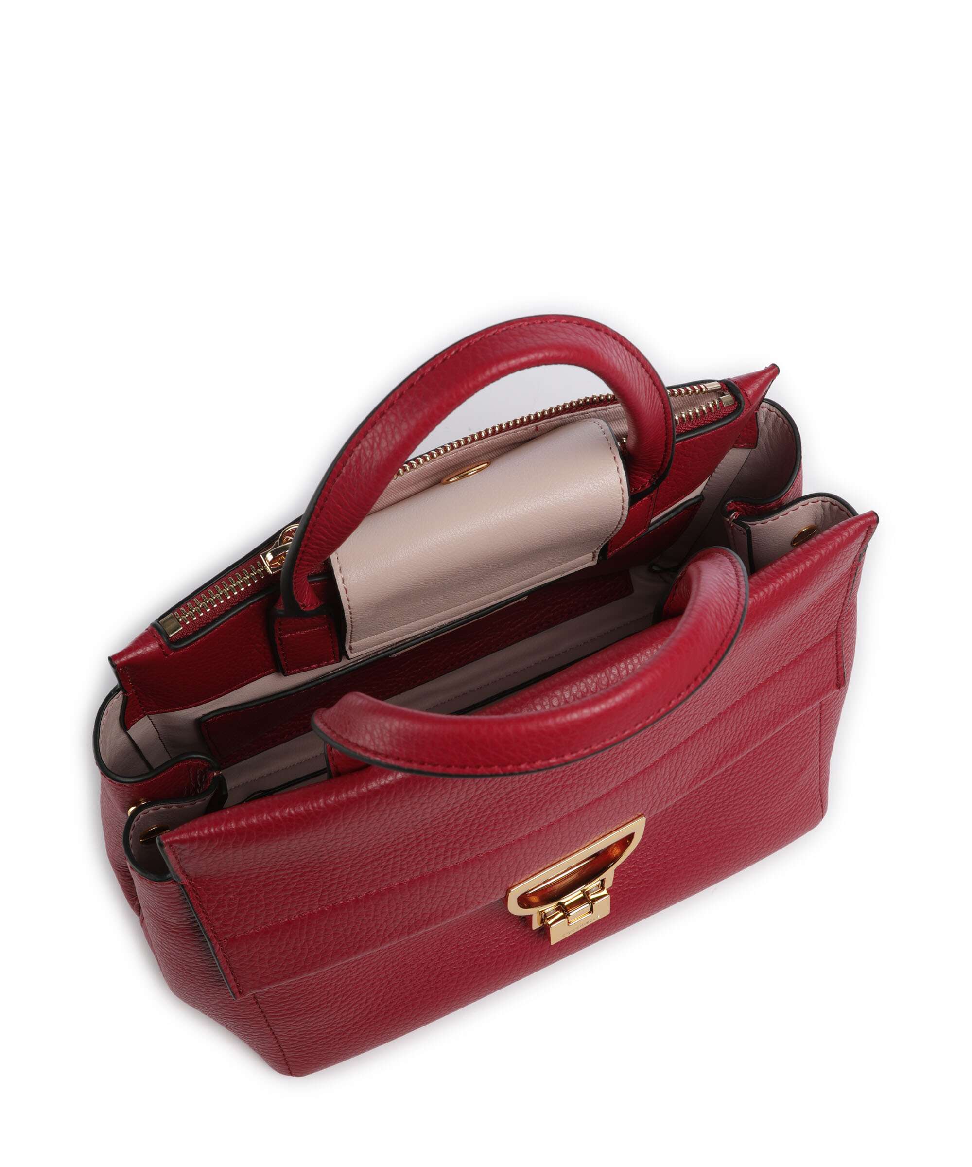 Coccinelle Arlettis Signature Handbag sangria - Image 6