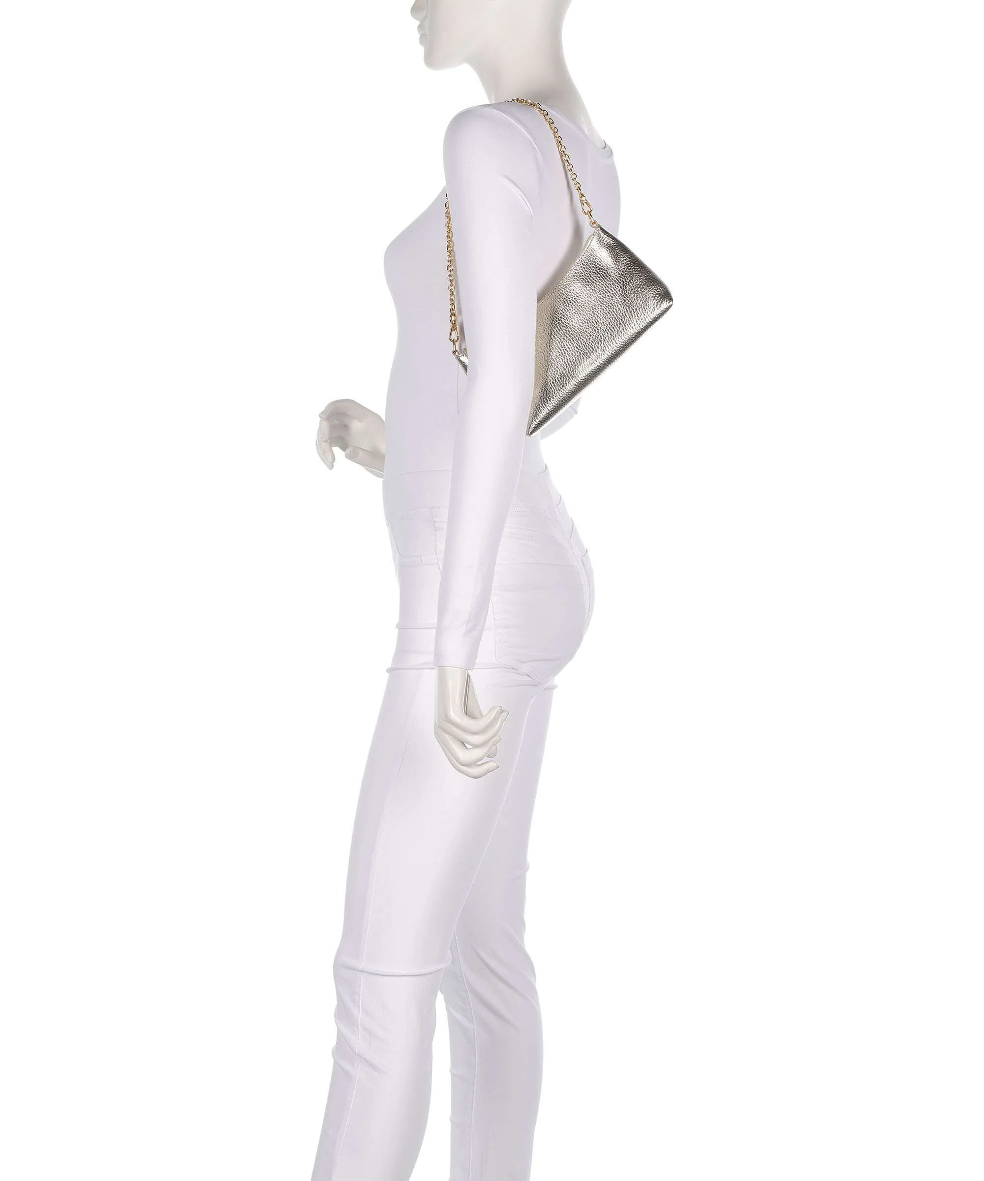 Coccinelle Aura Shoulder bag pale gold - Image 3