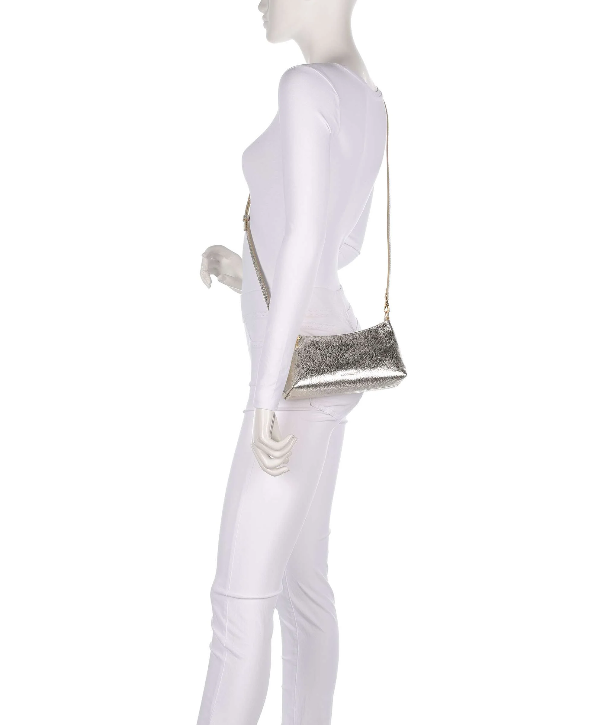 Coccinelle Aura Shoulder bag pale gold - Image 4