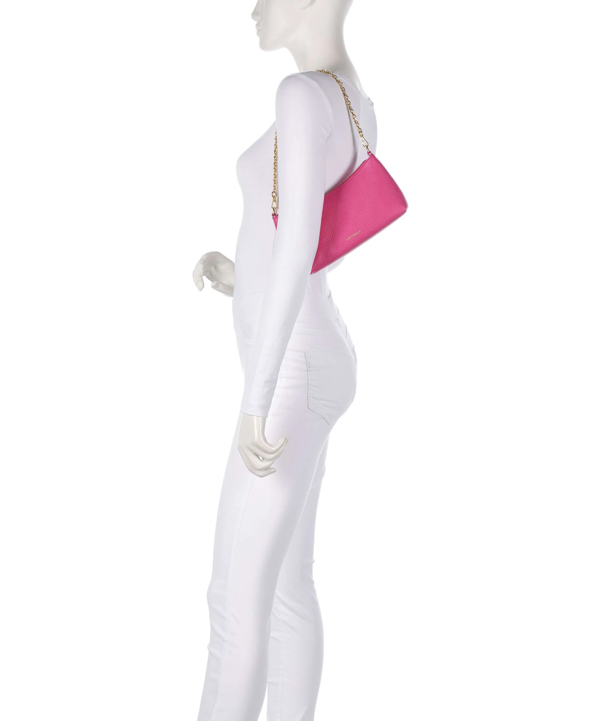 Coccinelle Aura Shoulder bag new fucsia - Image 3