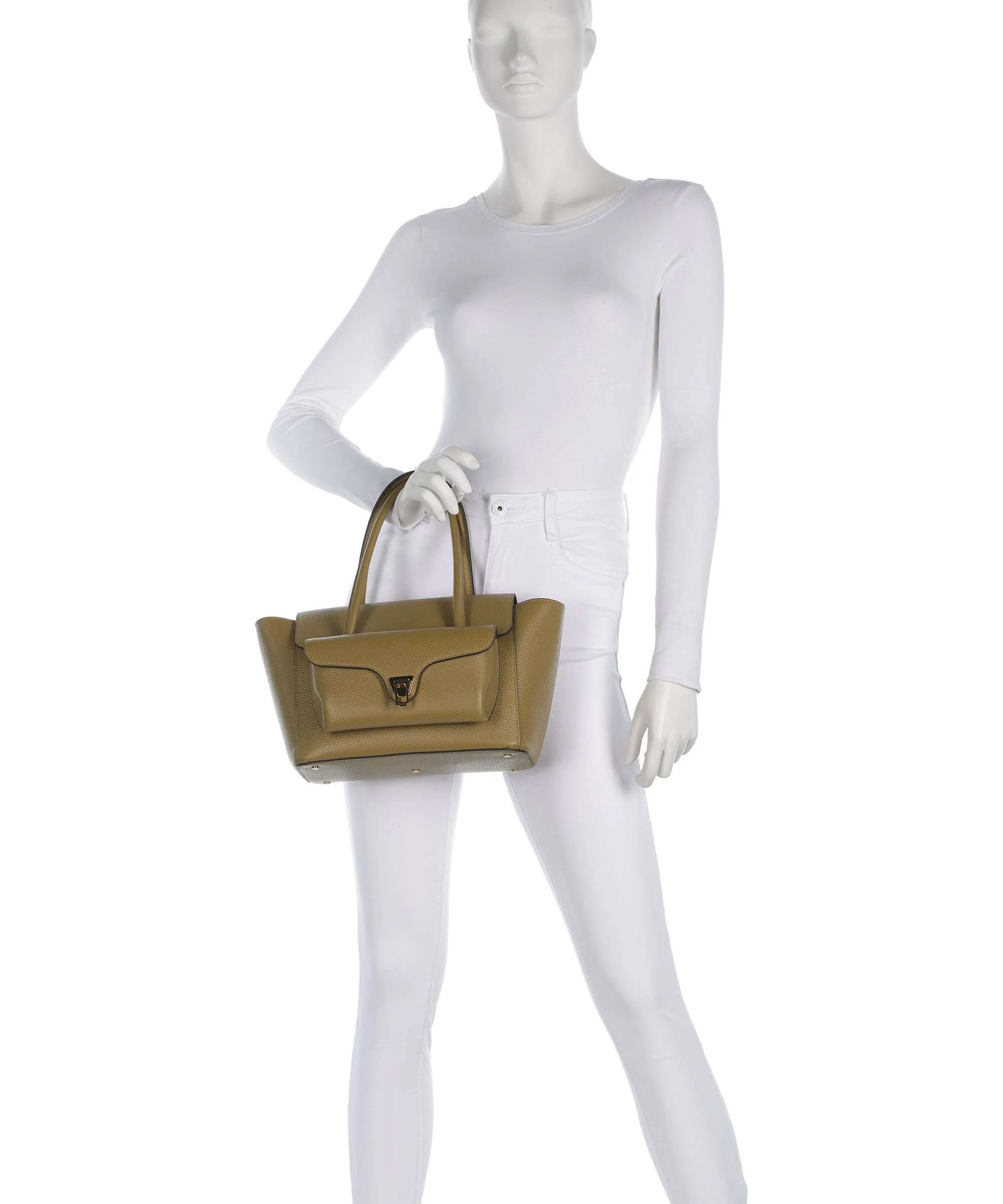 Coccinelle Beat Double Handbag seagrass - Image 3