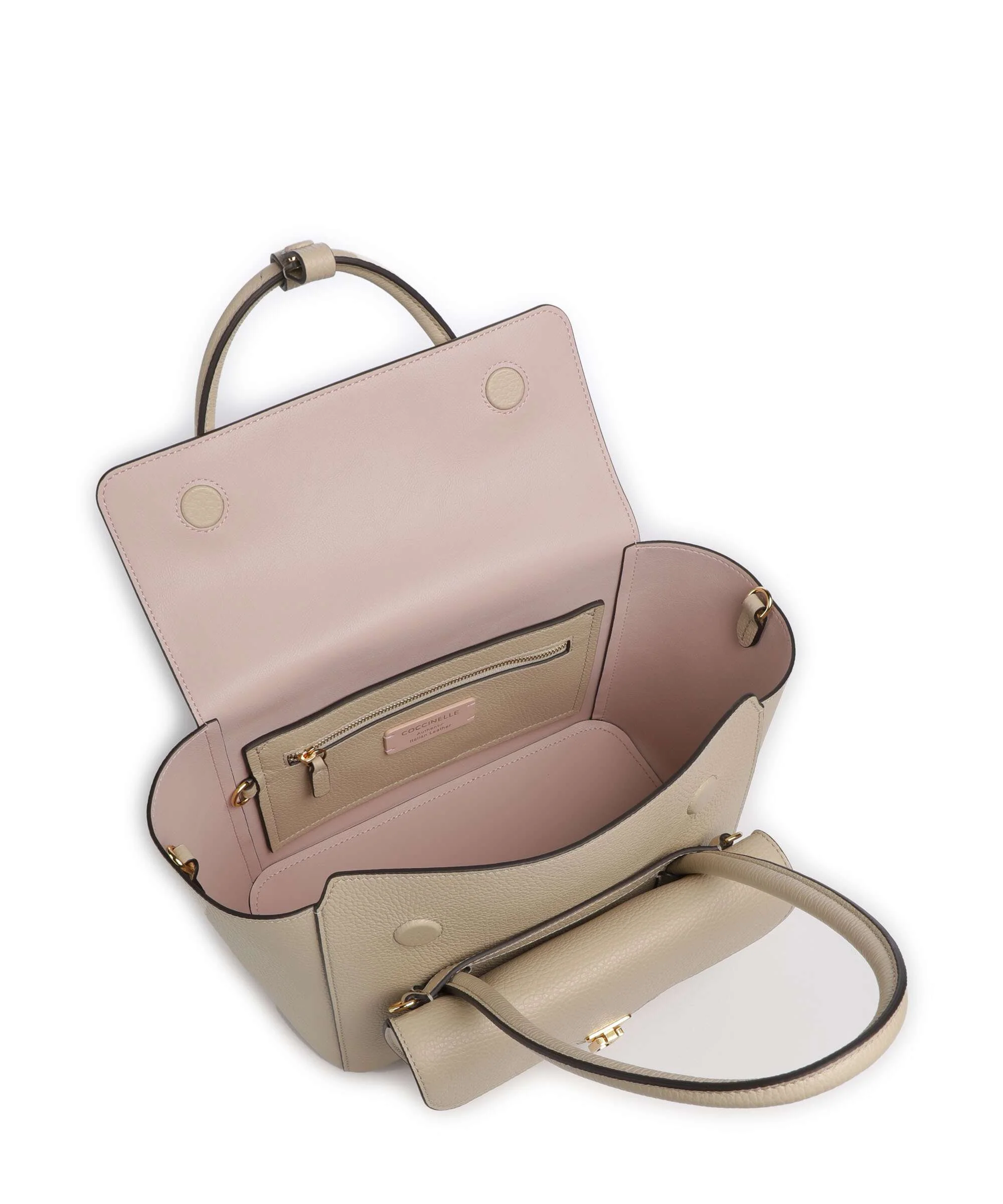 Coccinelle Beat Double Handbag sandshell - Image 7