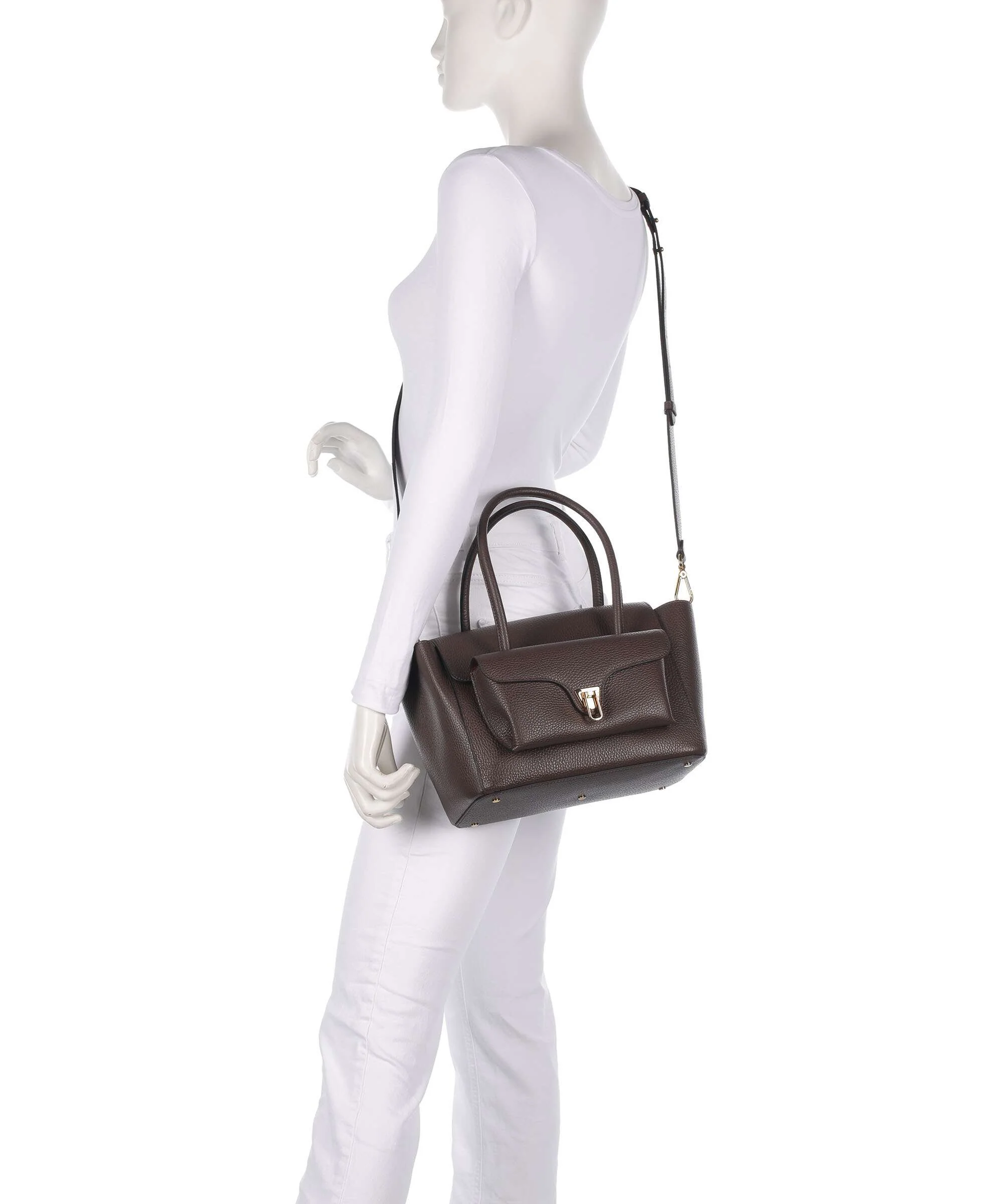 Coccinelle Beat Double Handbag brunette - Image 3