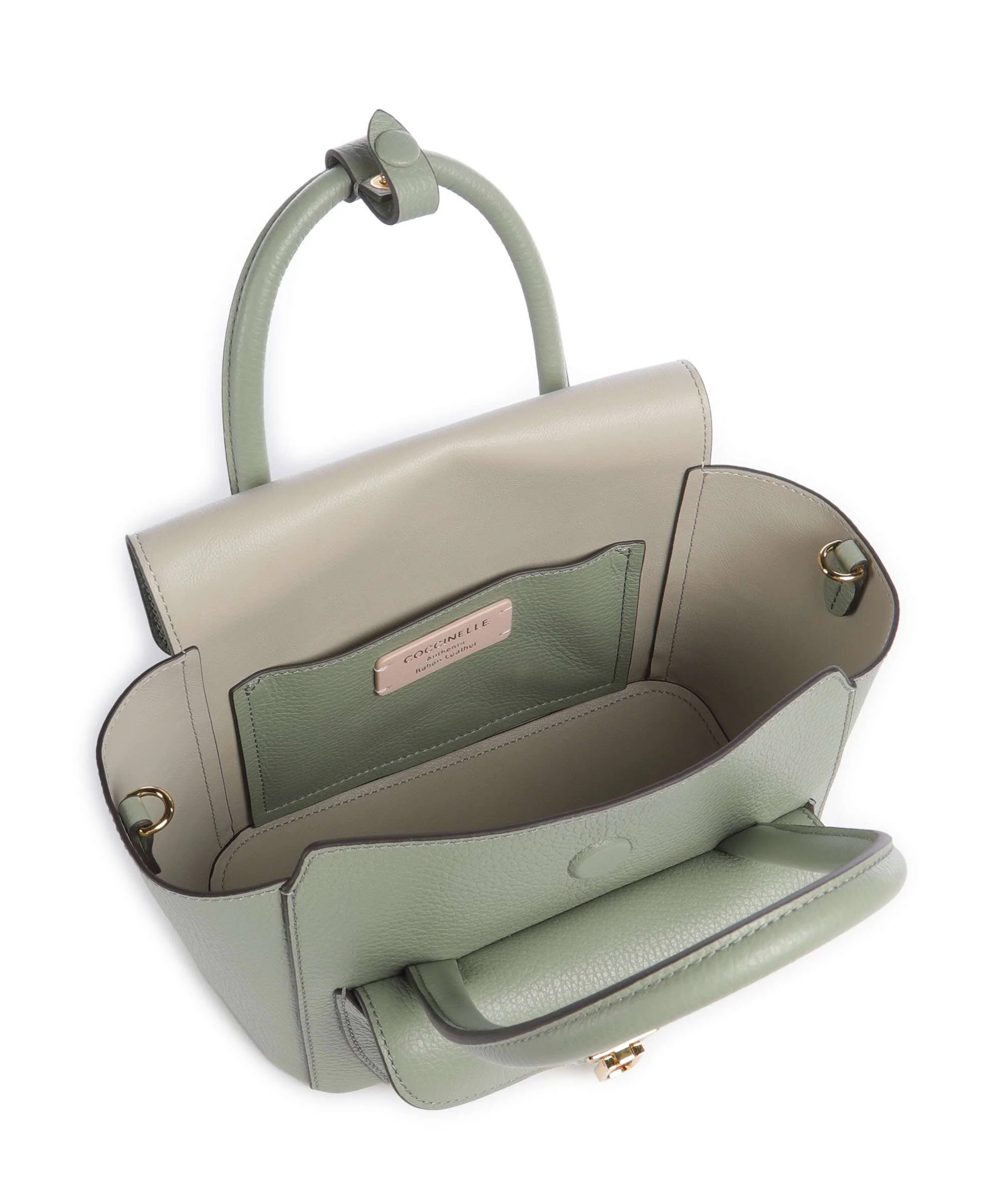 Coccinelle Beat Double Handbag greenery - Image 6