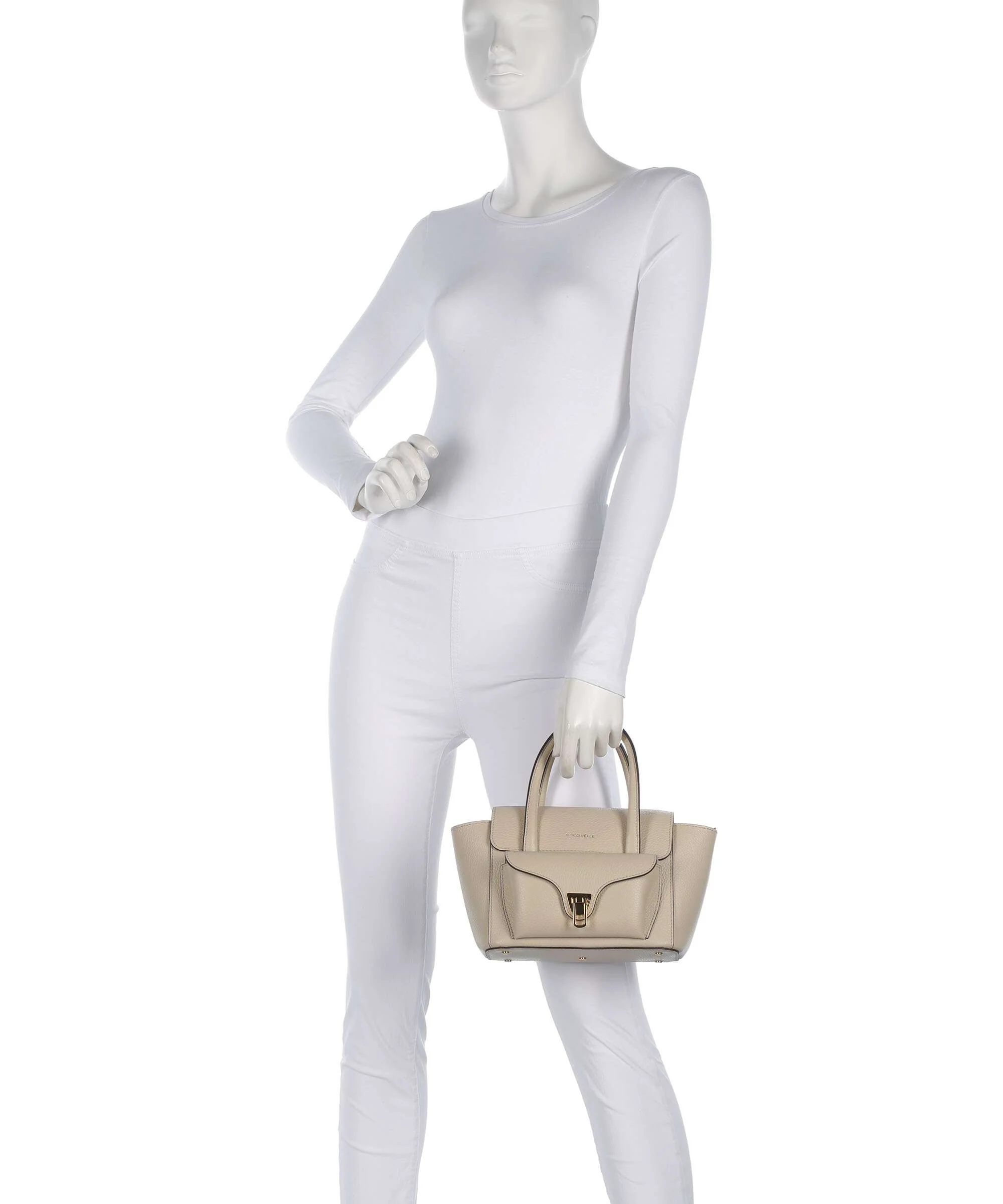 Coccinelle Beat Double Handbag sandshell - Image 3