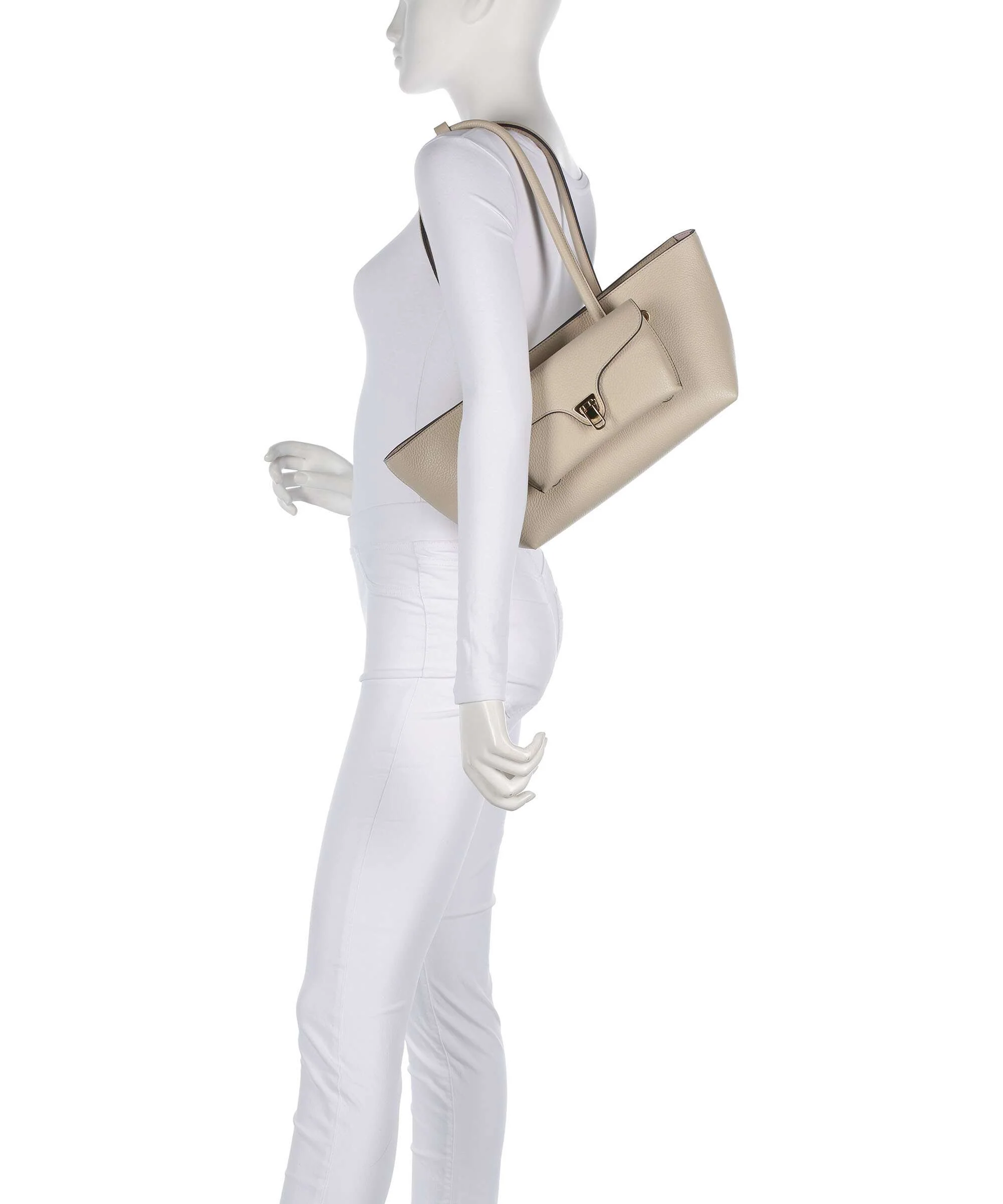 Coccinelle Beat Double Shoulder bag sandshell - Image 3