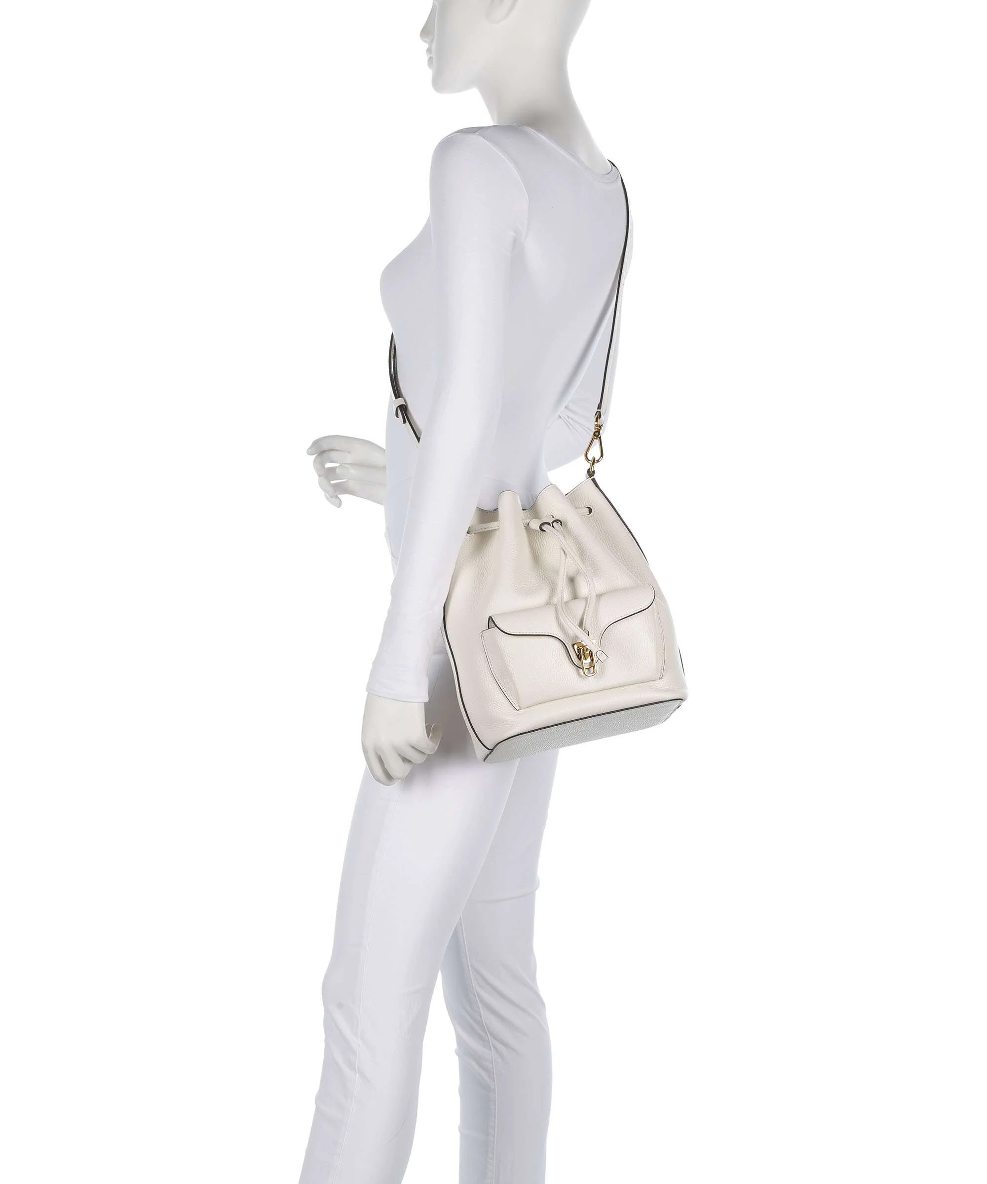 Coccinelle Beat Generation Bucket bag pearl - Image 3
