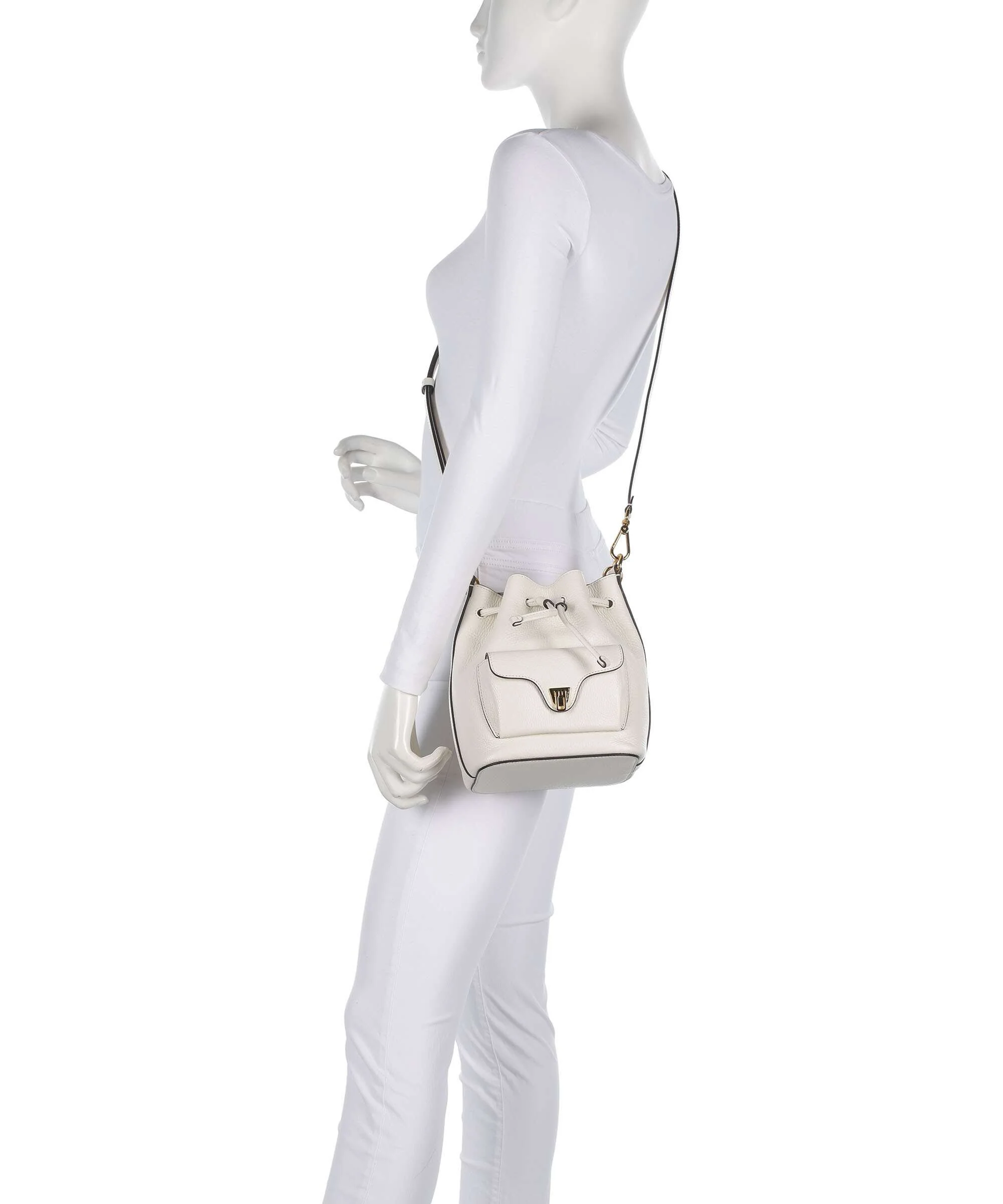 Coccinelle Beat Generation Bucket bag pearl - Image 4