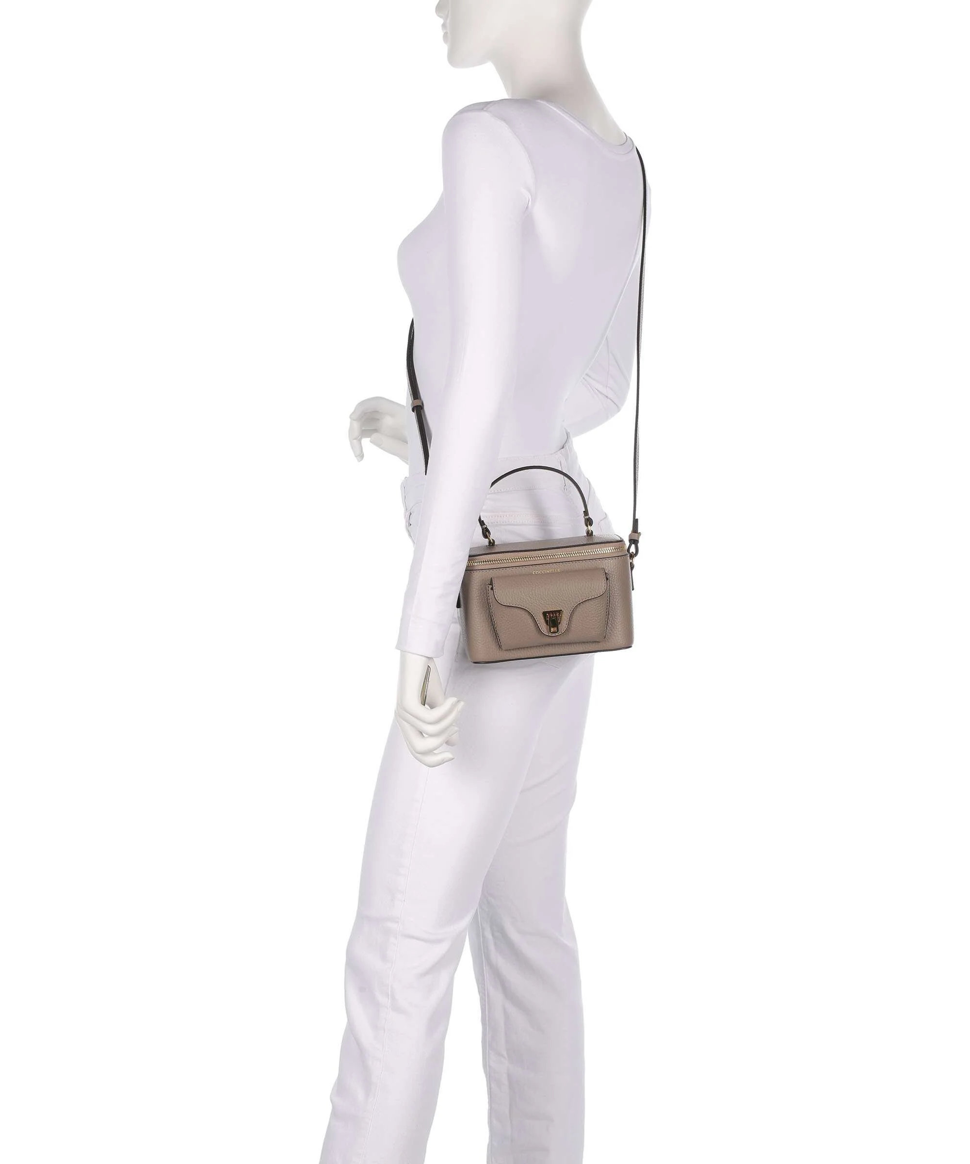 Coccinelle Beat Generation Crossbody bag warm taupe - Image 3