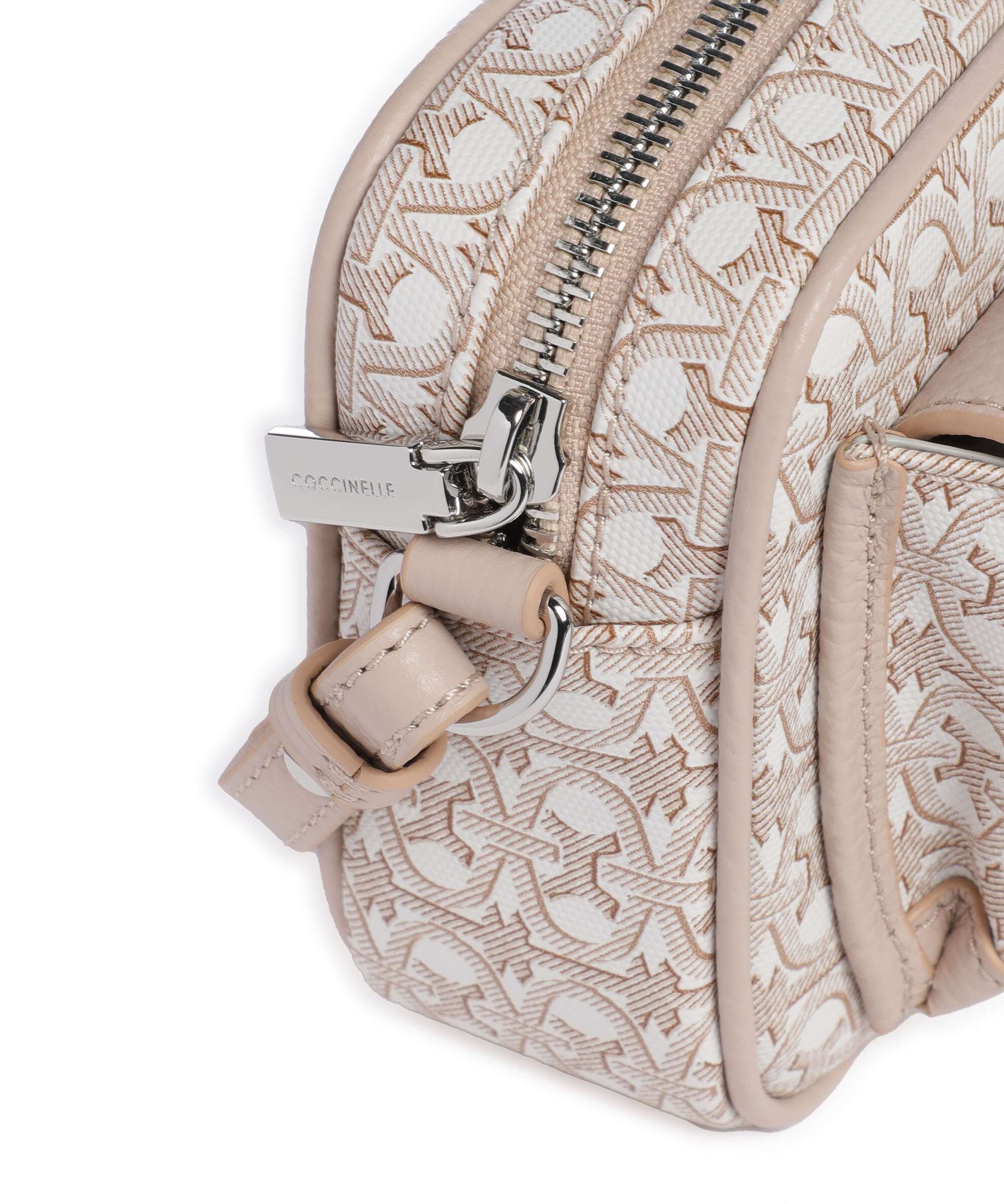 Coccinelle Beat Monogram Crossbody bag multicolour/blanco/rosette - Image 4