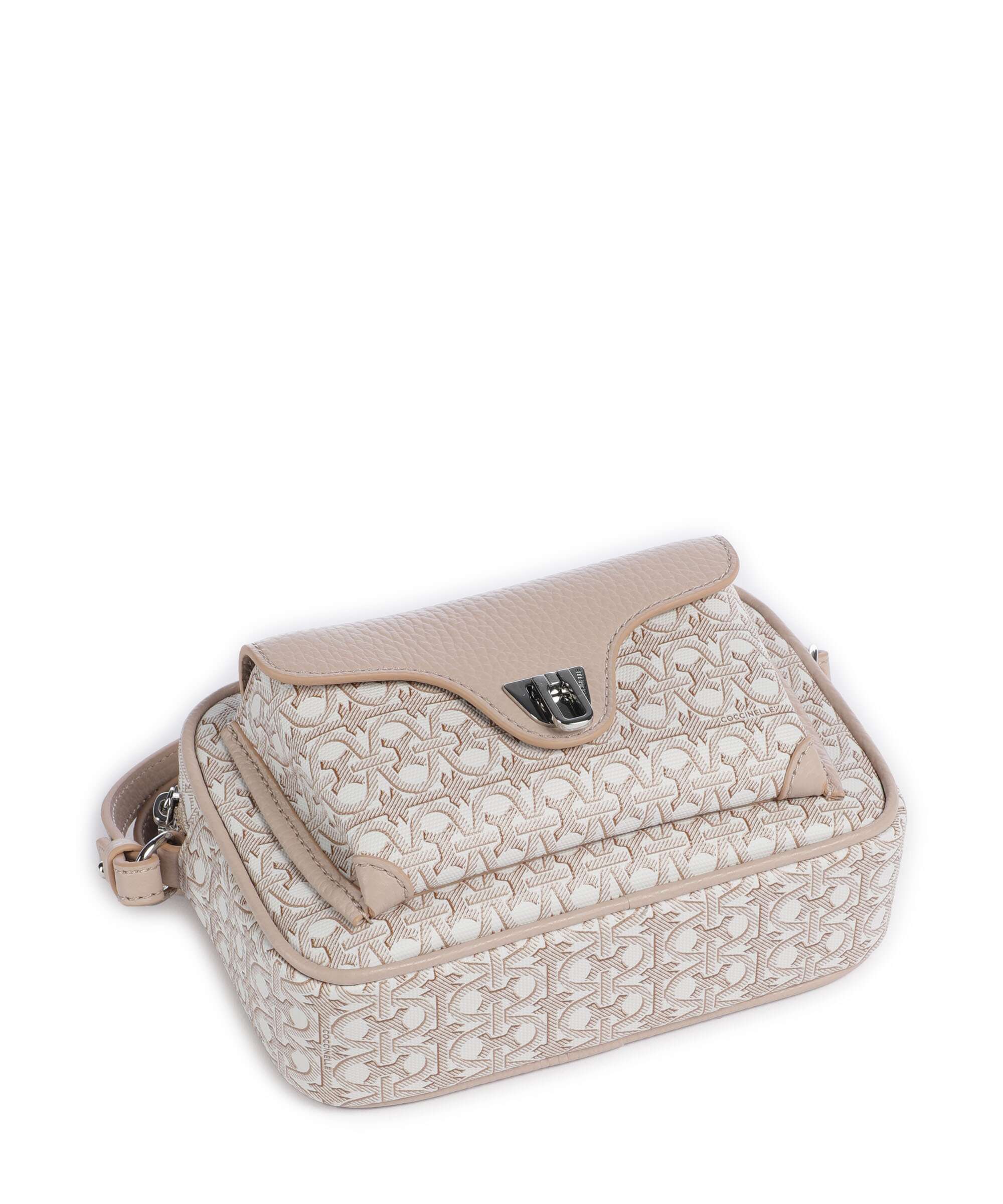 Coccinelle Beat Monogram Crossbody bag multicolour/blanco/rosette - Image 5