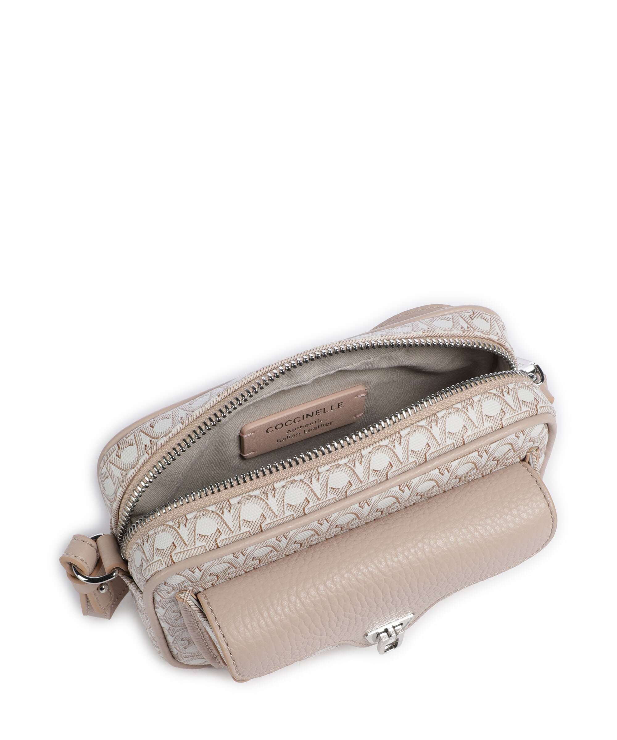 Coccinelle Beat Monogram Crossbody bag multicolour/blanco/rosette - Image 6