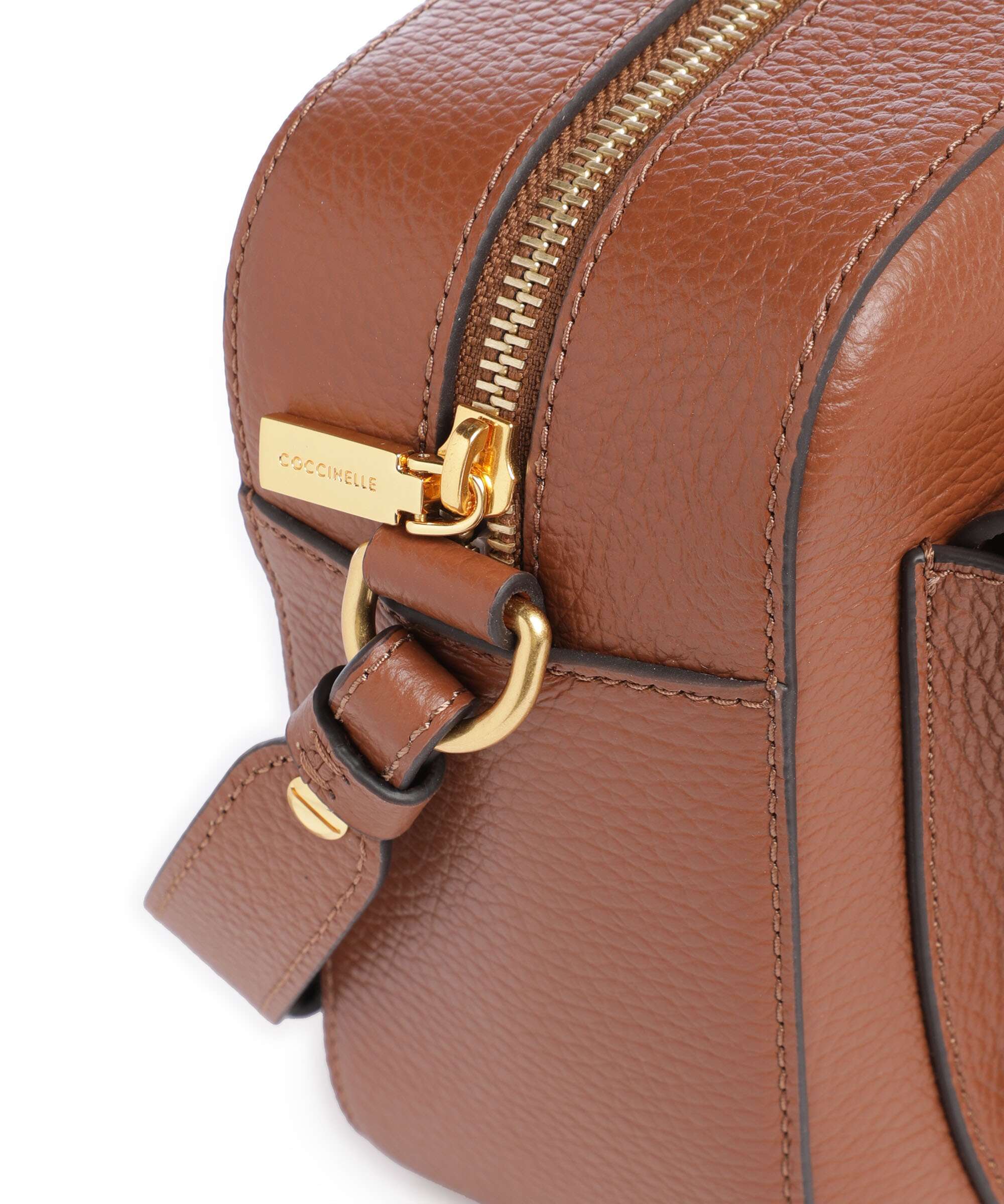 Coccinelle Beat Soft Crossbody bag cognac - Image 4