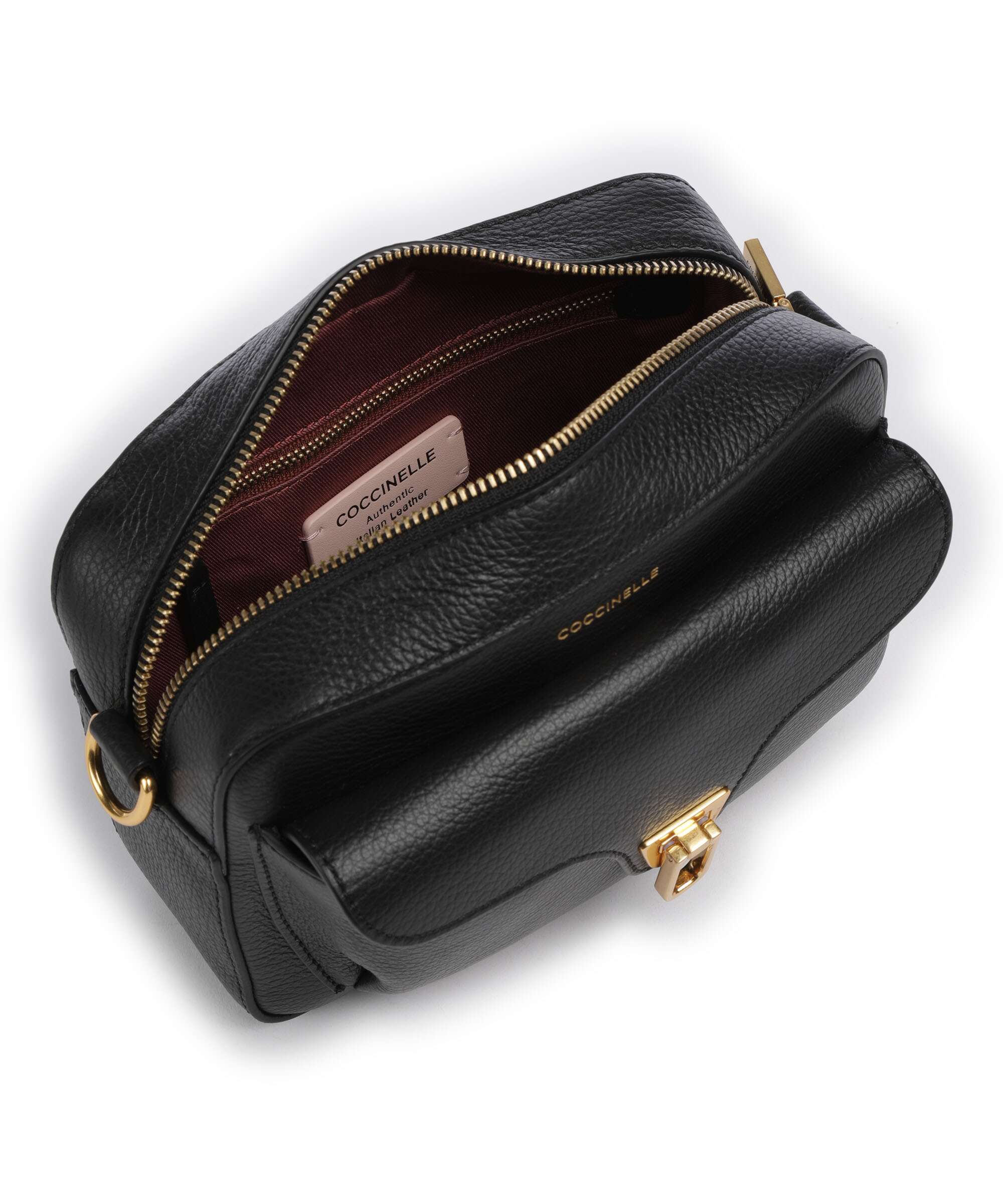 Coccinelle Beat Soft Ribbon Crossbody bag noir - Image 6
