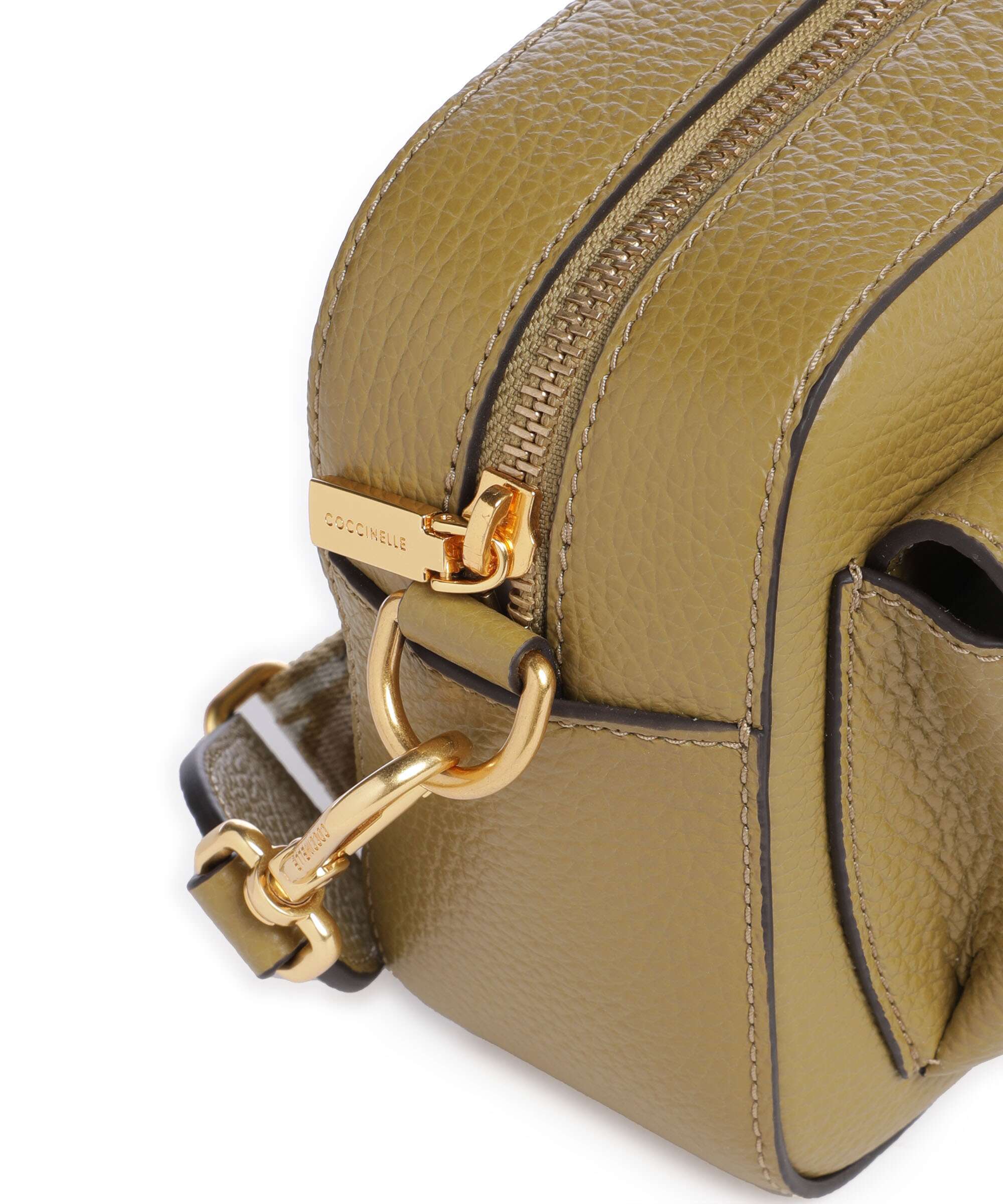 Coccinelle Beat Soft Ribbon Crossbody bag seagrass - Image 4
