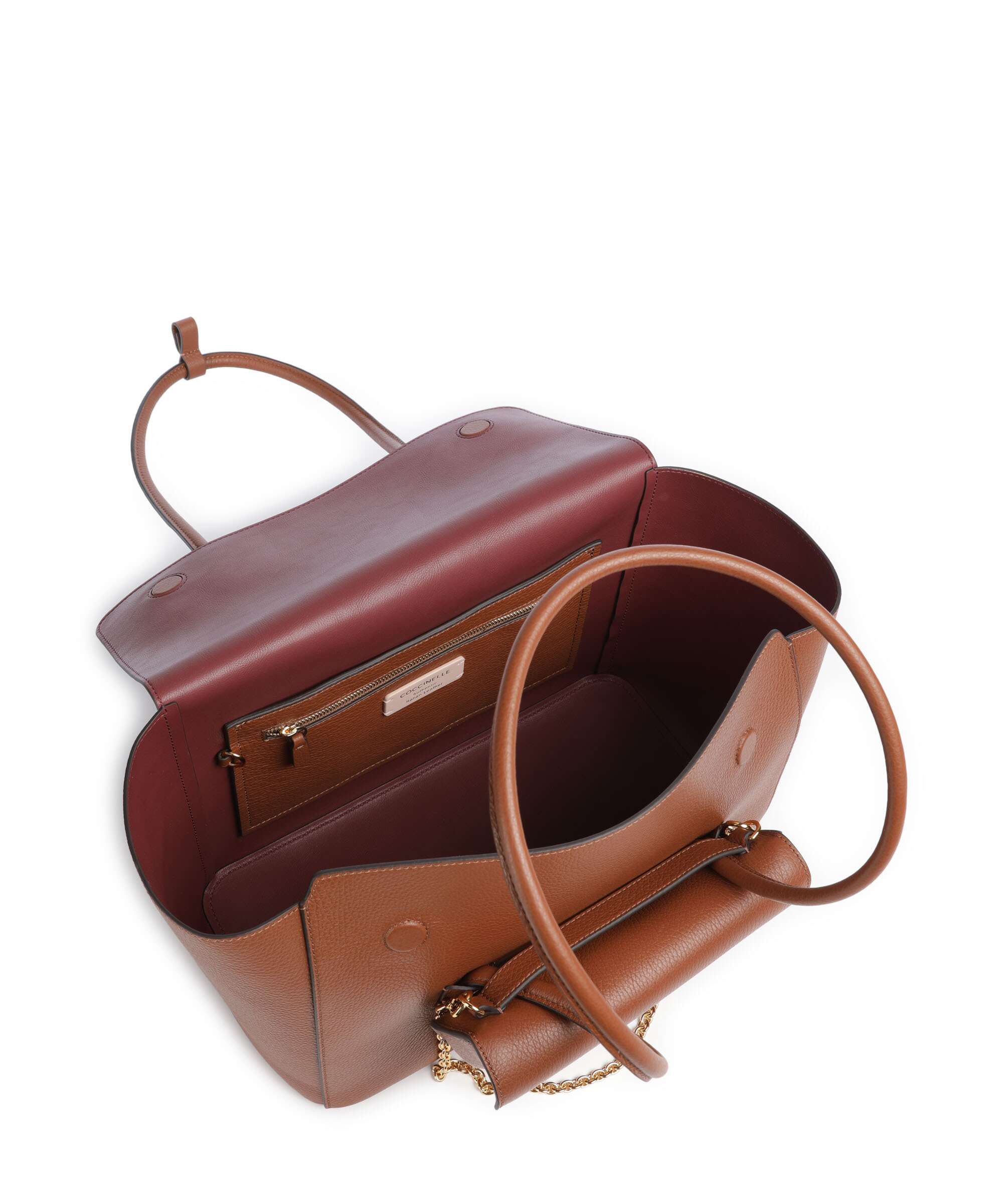 Coccinelle Beat Tote bag cognac - Image 6
