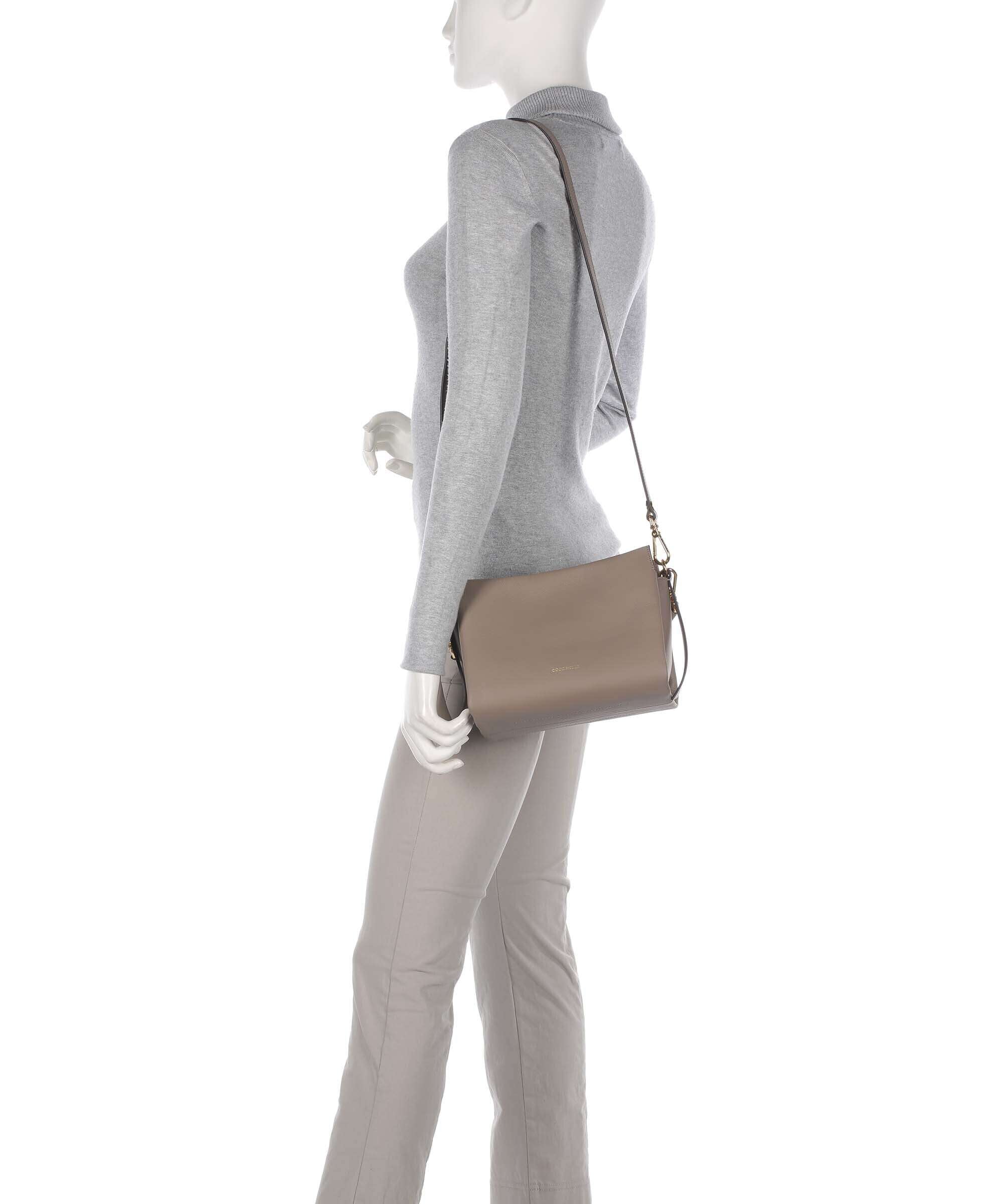 Coccinelle Boheme Grana Double Handbag warm taupe/rosette - Image 3