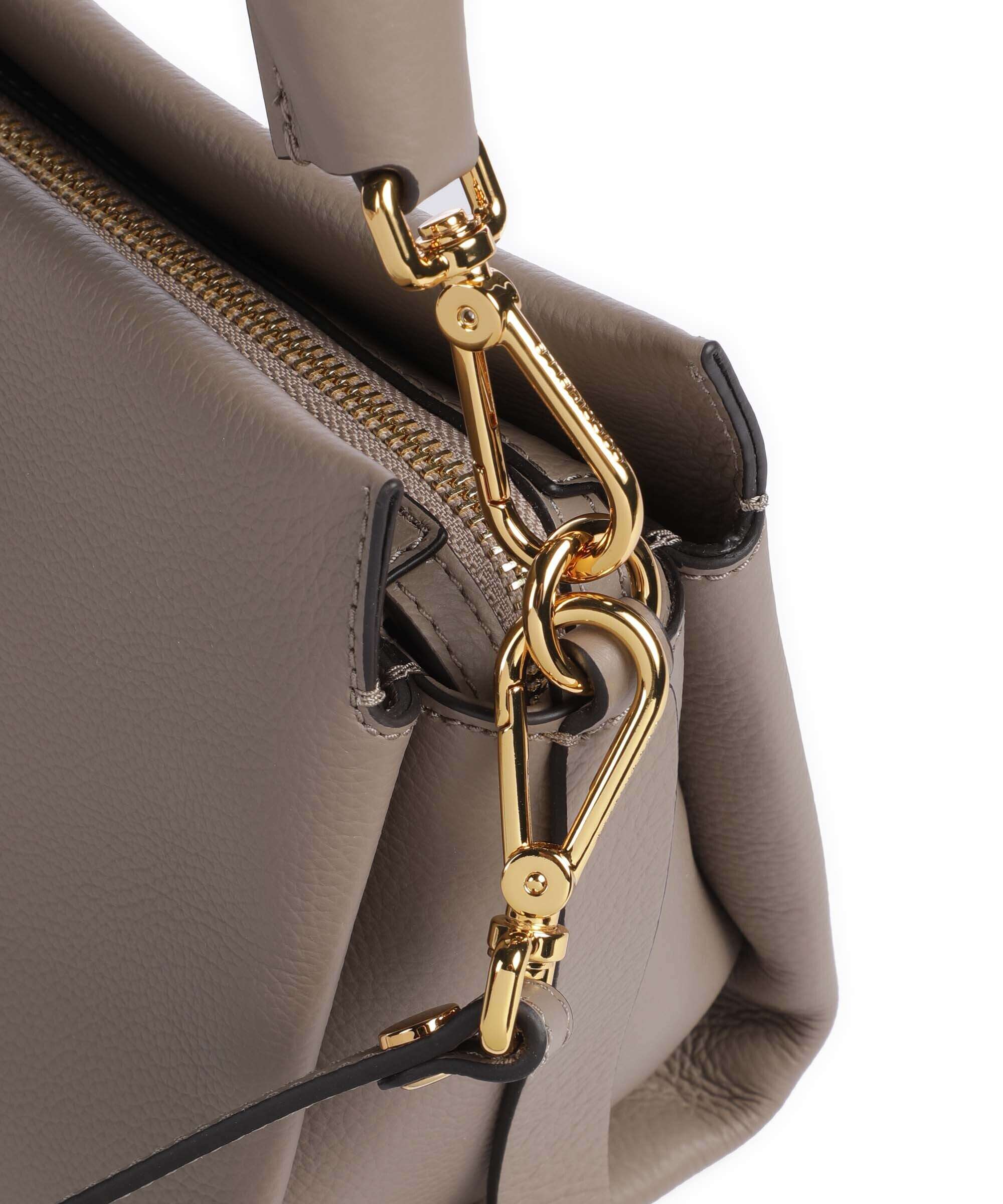 Coccinelle Boheme Grana Double Handbag warm taupe/rosette - Image 4