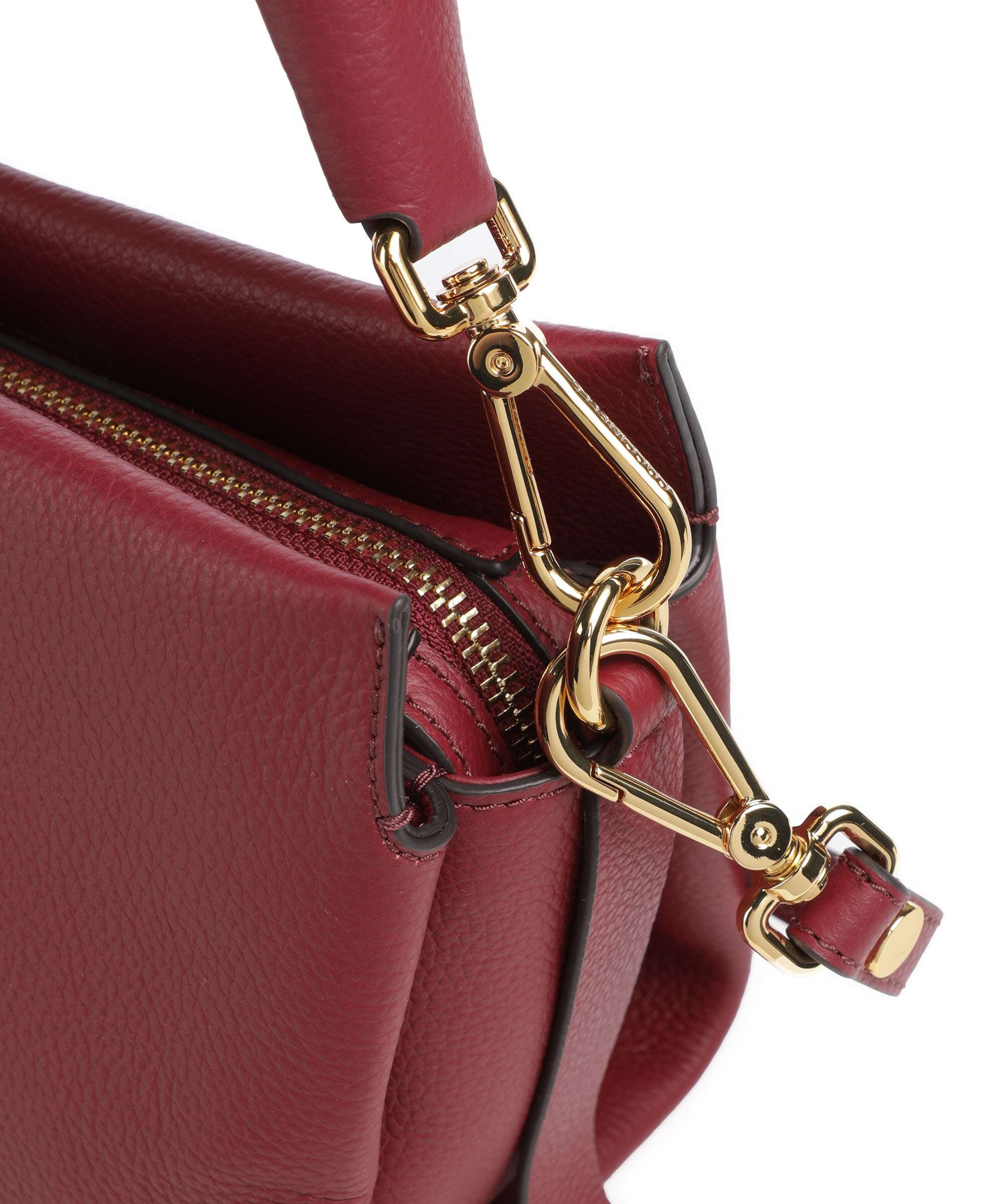 Coccinelle Boheme Grana Double Handbag ribes/prune - Image 4