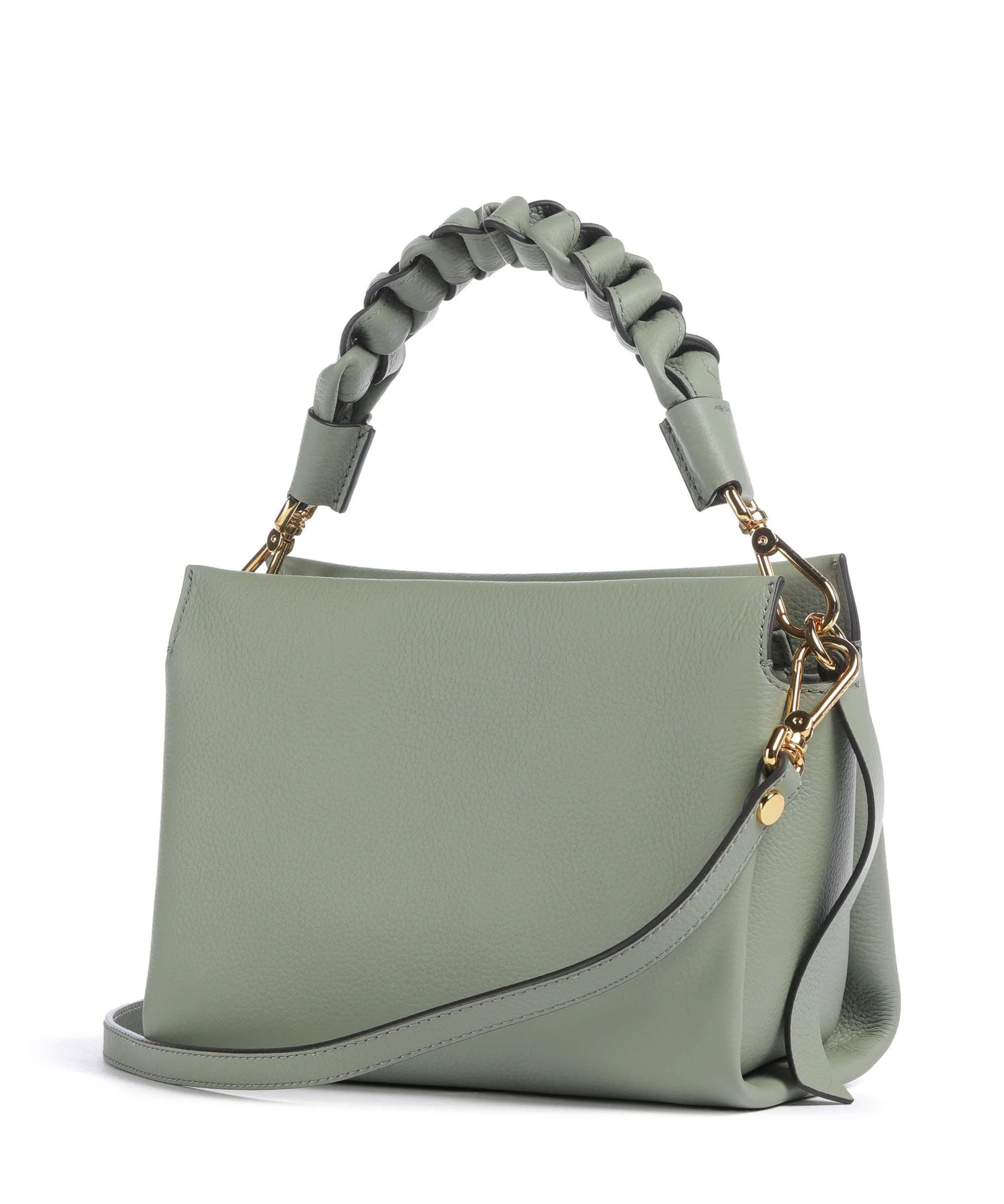 Coccinelle Boheme Grana Double Handbag greenery/rosett - Image 2