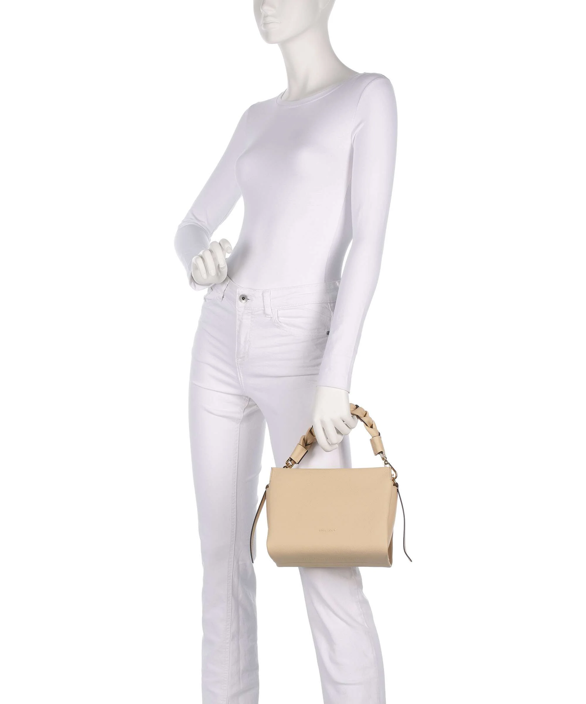 Coccinelle Boheme Grana Double Handbag betulla/cognac - Image 3