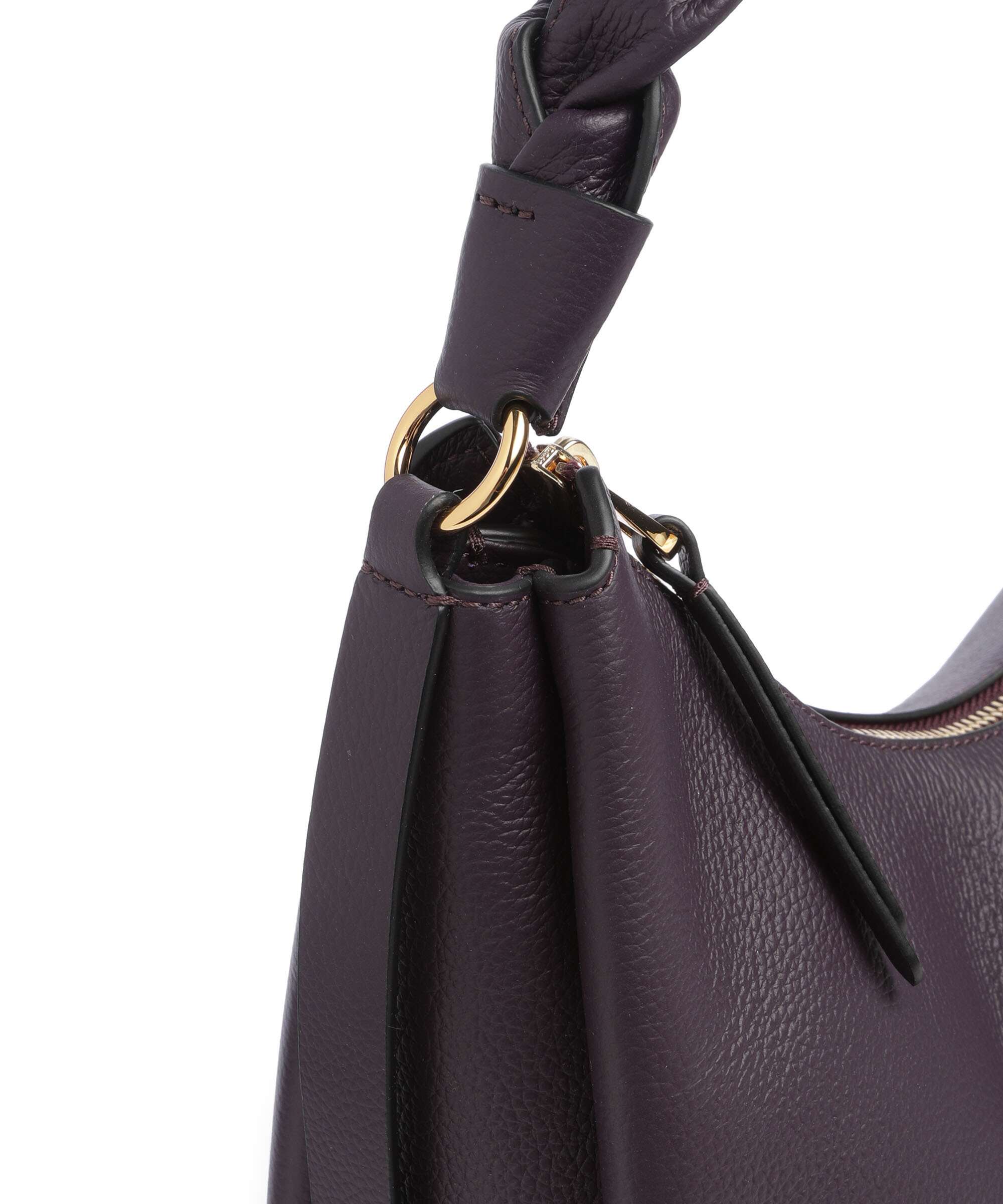 Coccinelle Boheme Grana Double Hobo bag prune/ribes - Image 4