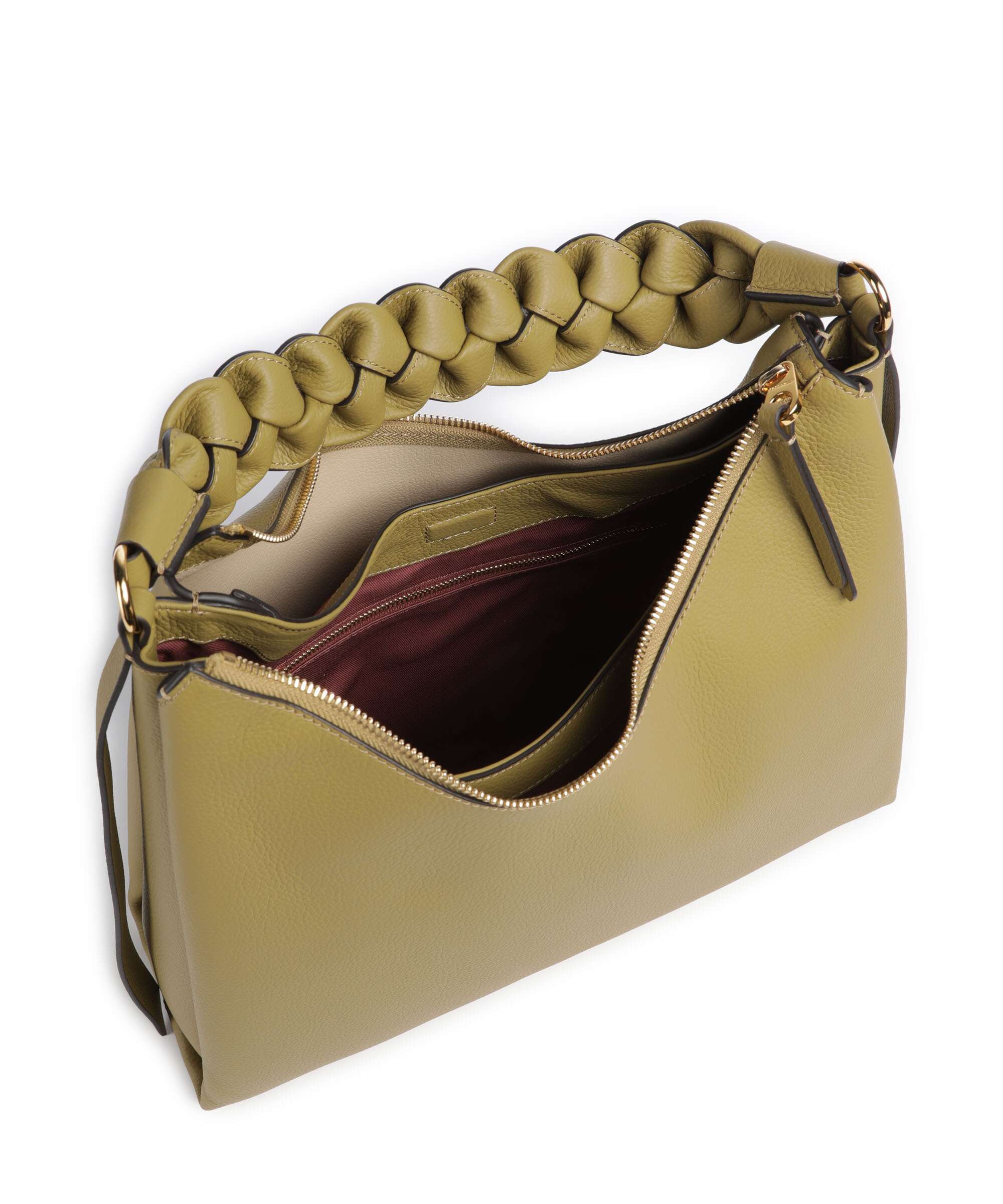 Coccinelle Boheme Grana Double Hobo bag seagrass/sandshell - Image 5