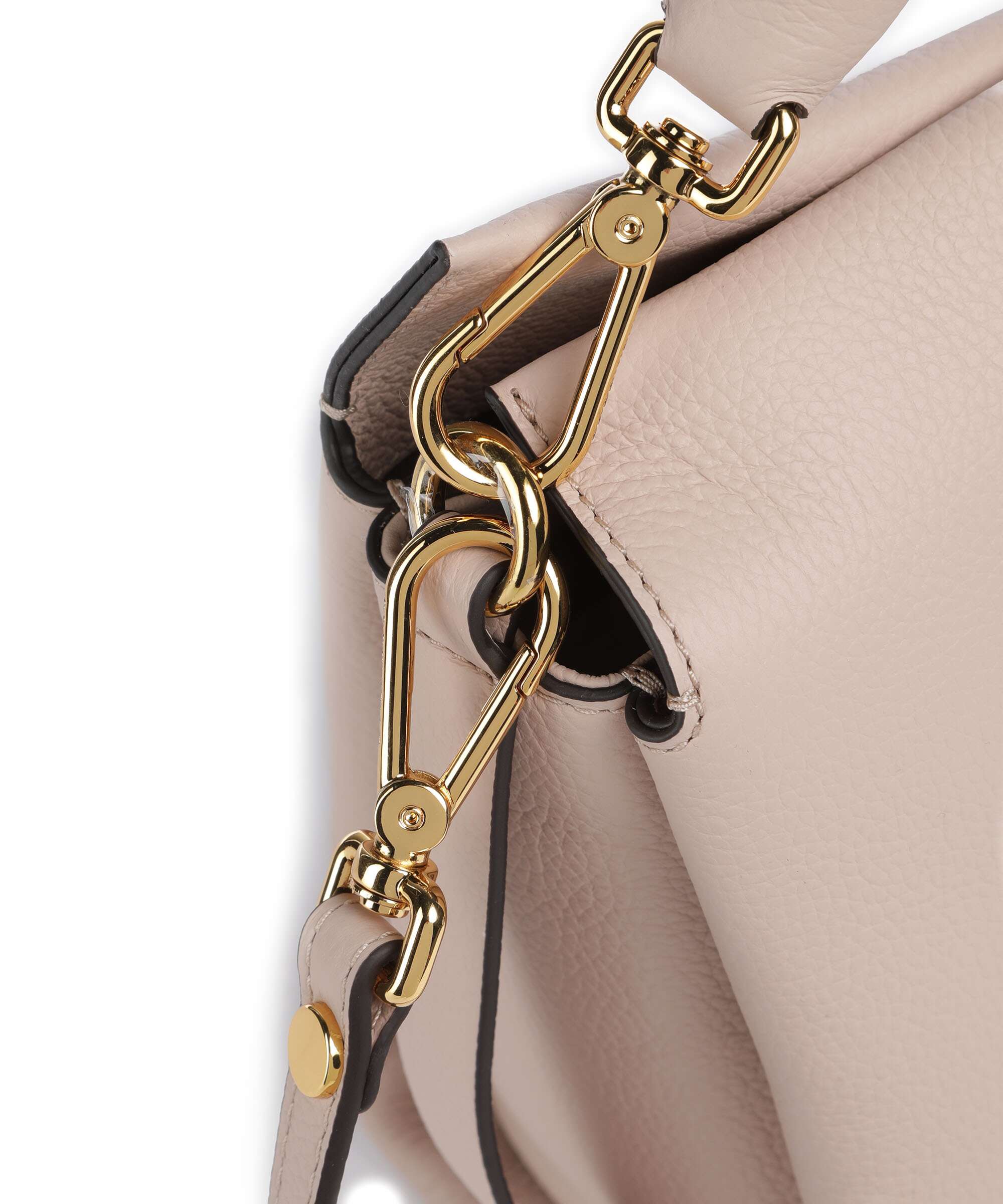 Coccinelle Boheme Grana Double Hobo bag rosette/warm taupe - Image 4
